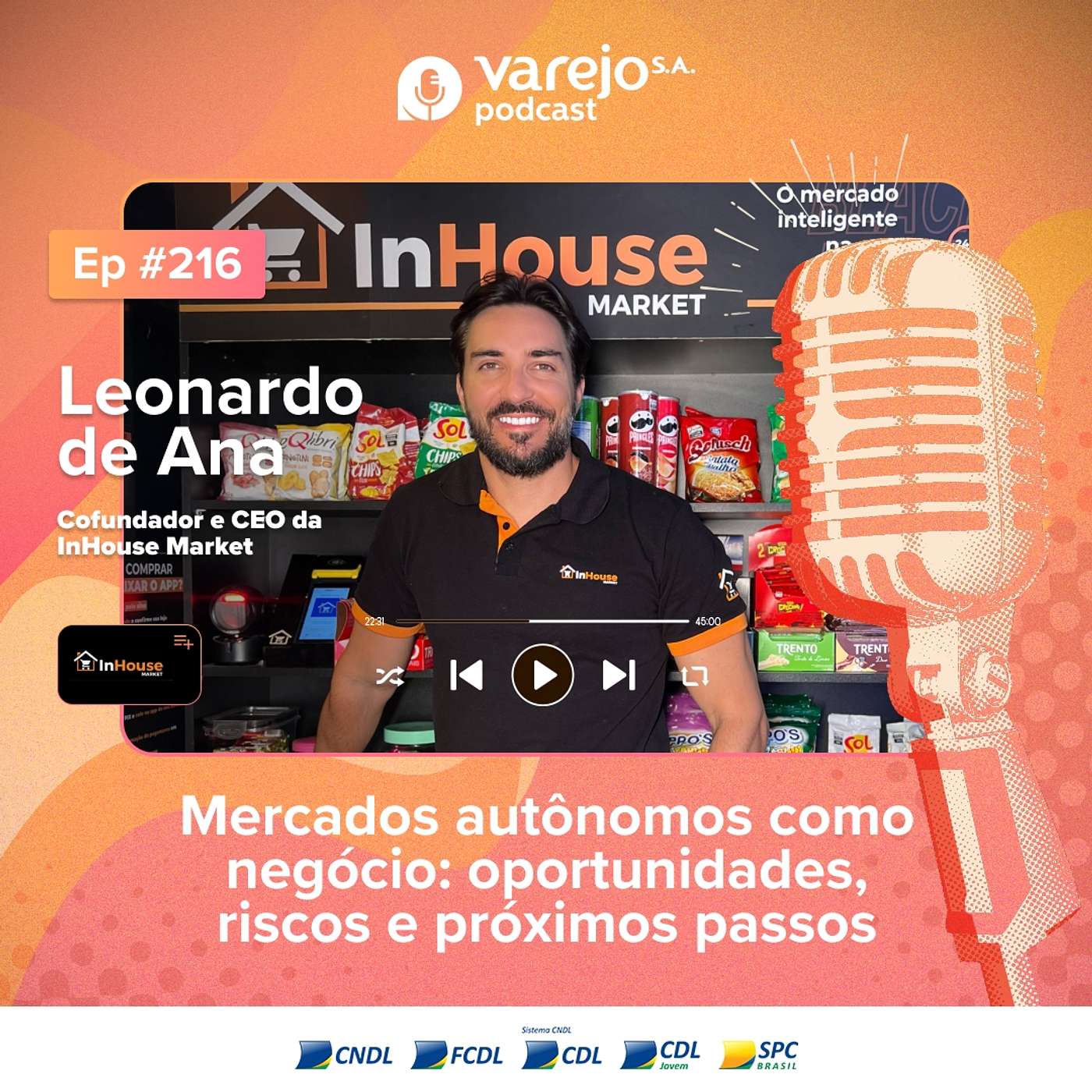 Mercados autônomos: oportunidades e riscos | Leonardo de Ana, CEO da InHouse Market | #216