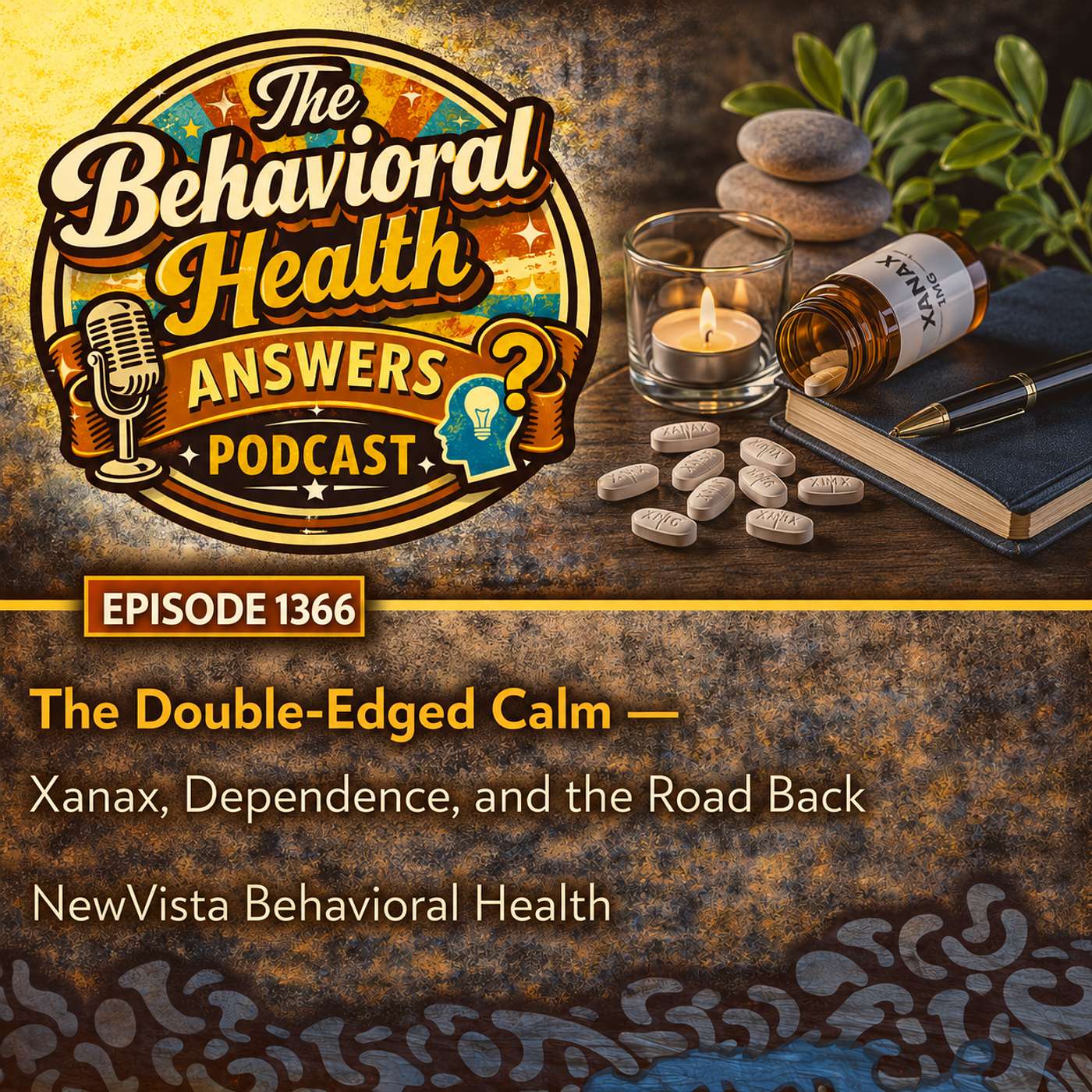 Episode 1366: The Double-Edged Calm - Xanax, Dependence, and the Road Back | NewVista Behavioral Health episode artwork