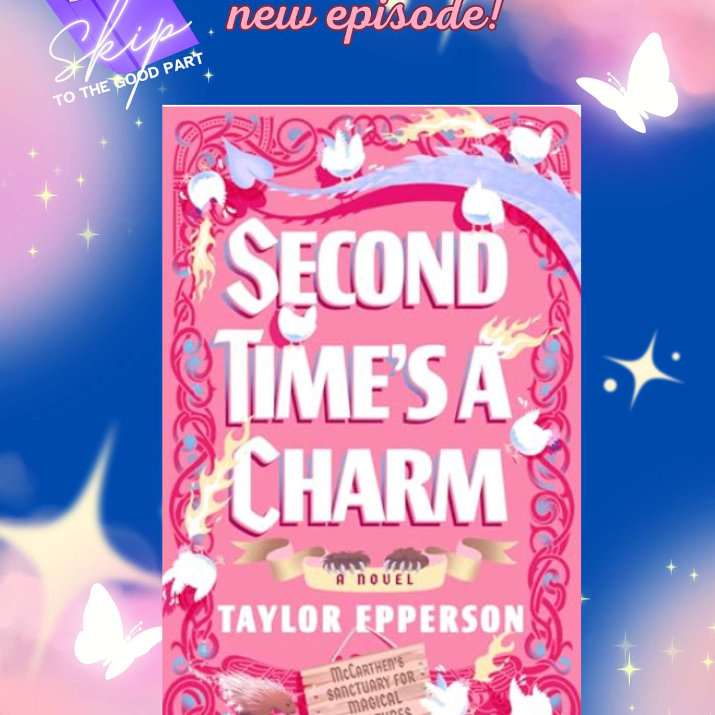 We talk about romantasy AND fire-breathing chickens with Taylor Epperson episode artwork