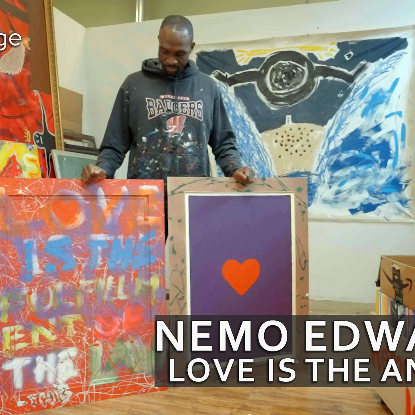 Nemo Edwards expresses authentic tenderness in his artwork. | The Arts Page episode artwork