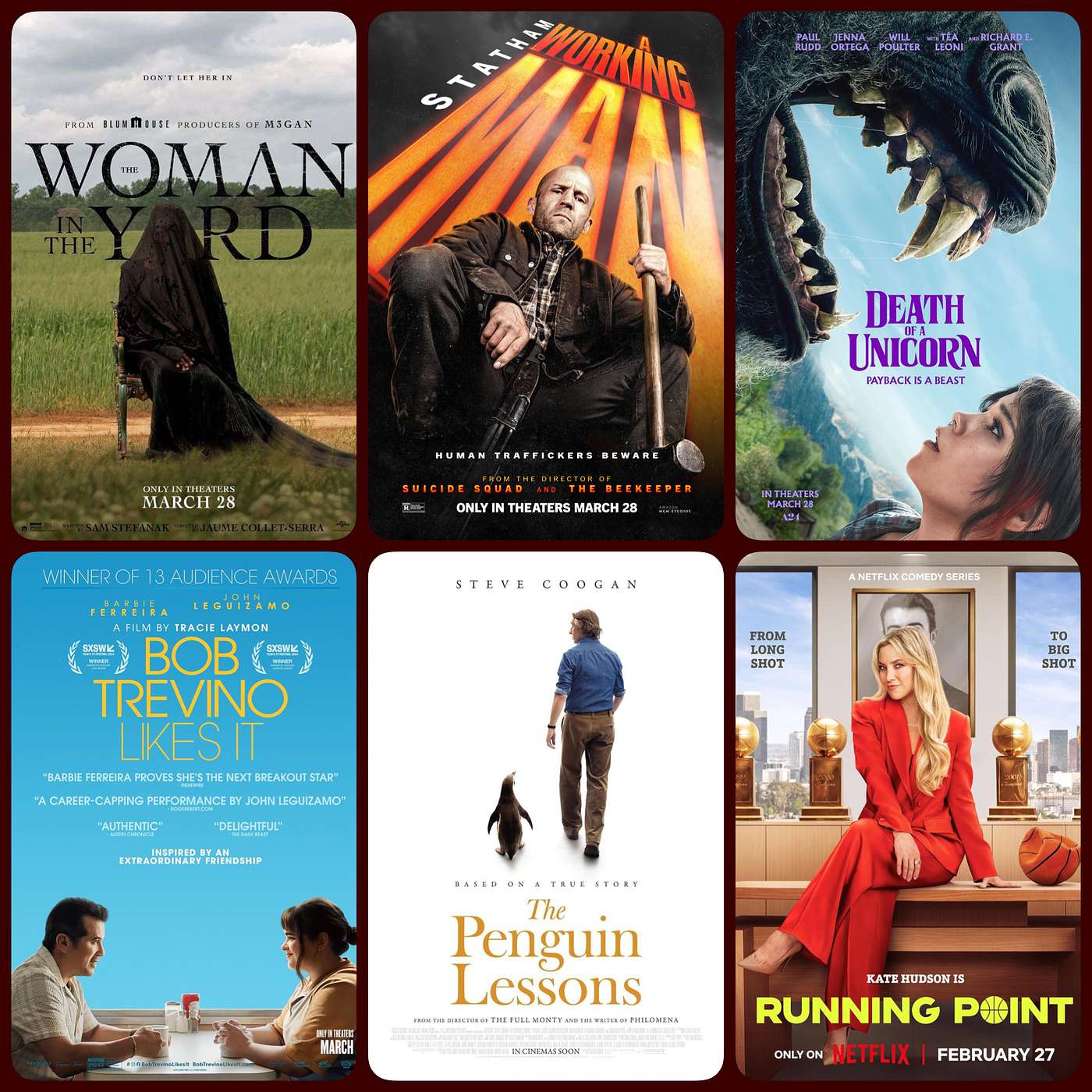 Episode 226 - The Woman in the Yard, A Working Man, Death of a Unicorn, Bob Trevino Likes It, The Penguin Lessons episode artwork