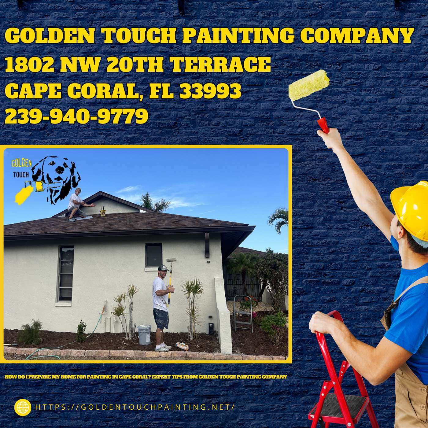 How Do I Prepare My Home for Painting in Cape Coral? Expert Tips From Golden Touch Painting Company episode artwork