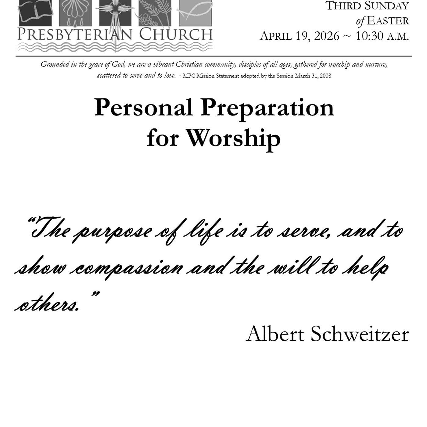4/19/26 Worship Service - "Where's Your Spiritual Sweet Spot?" episode artwork