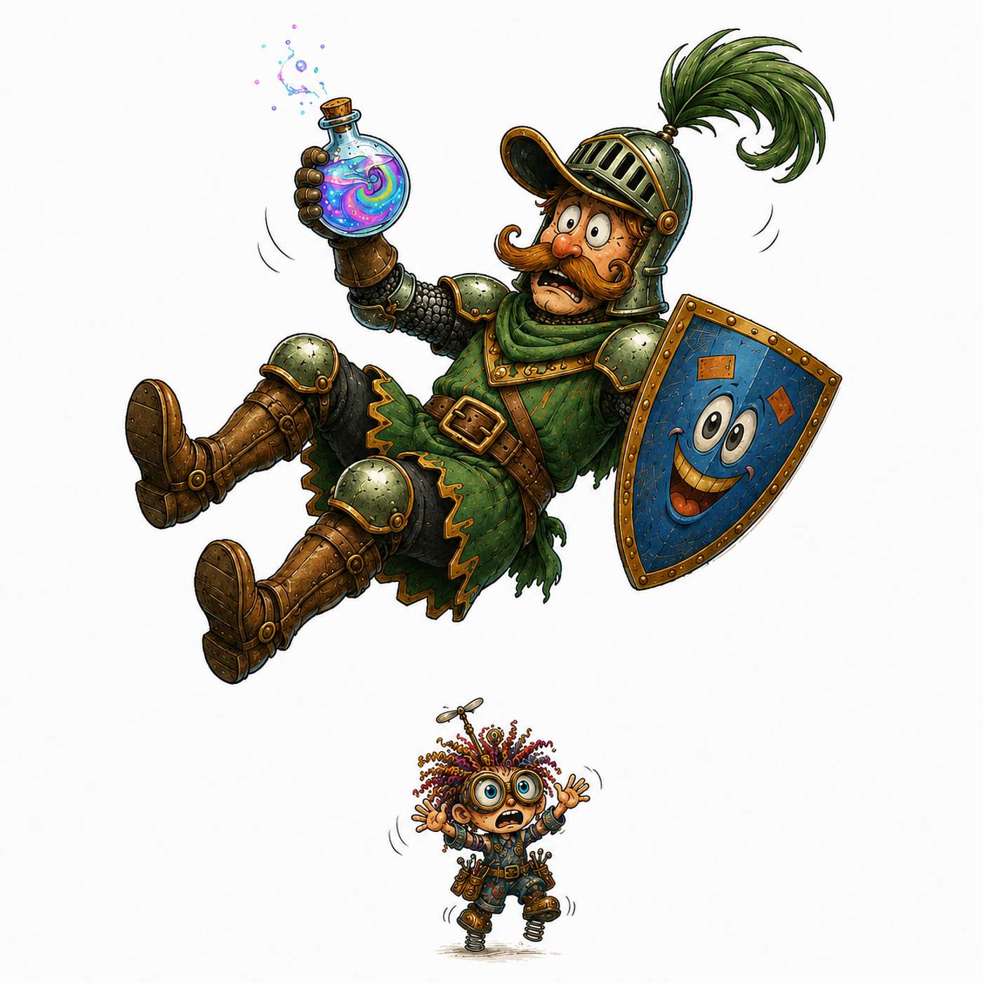 Sir Chucklenugget's Spectacular Sky Adventure - think before you act episode artwork