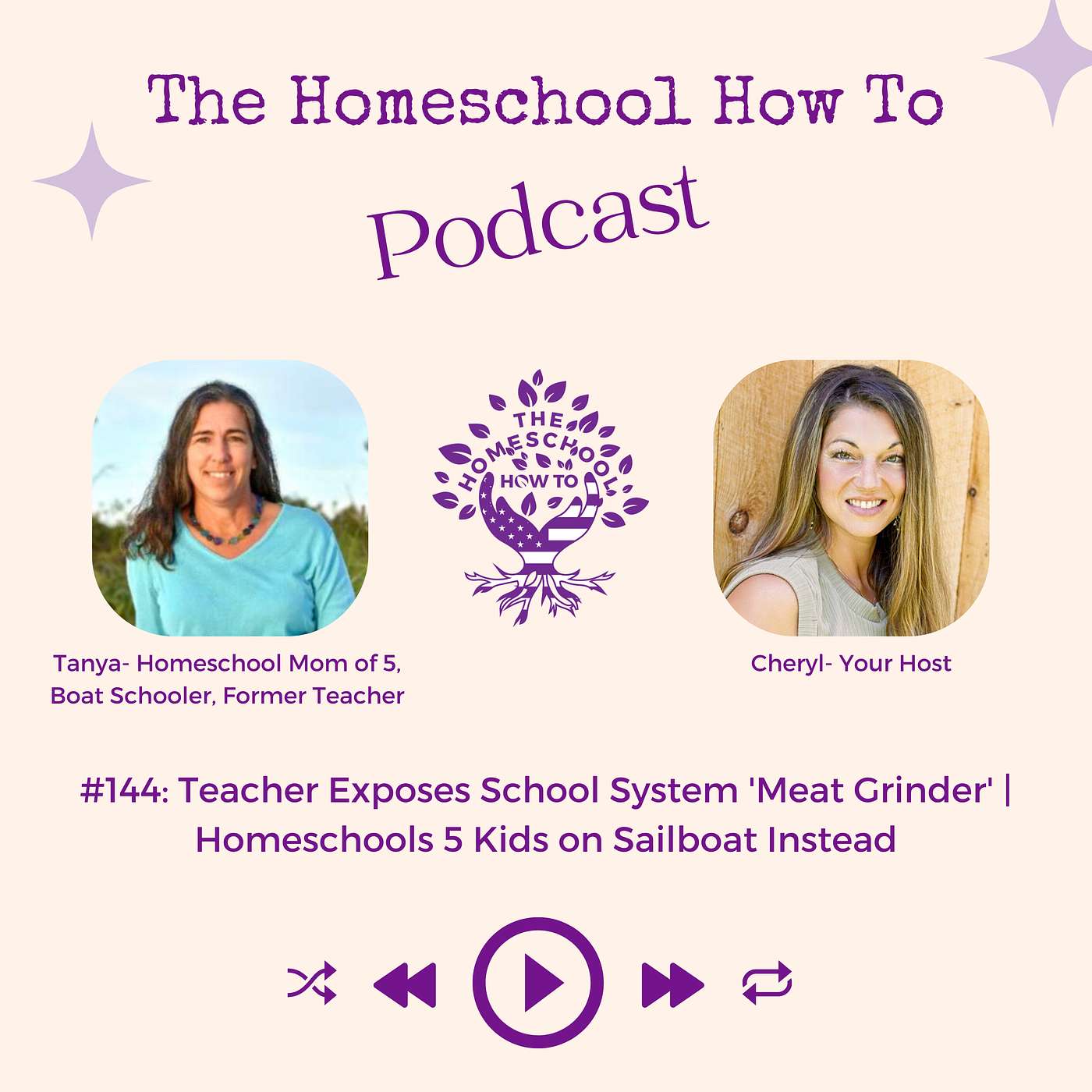 #144: Teacher Exposes School System 'Meat Grinder' | Homeschools 5 Kids on Sailboat Instead