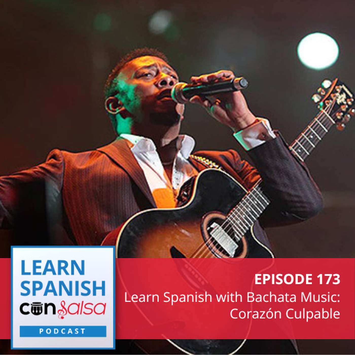 Learn Spanish with Bachata Music [Corazón Culpable] ♫ 173 episode artwork