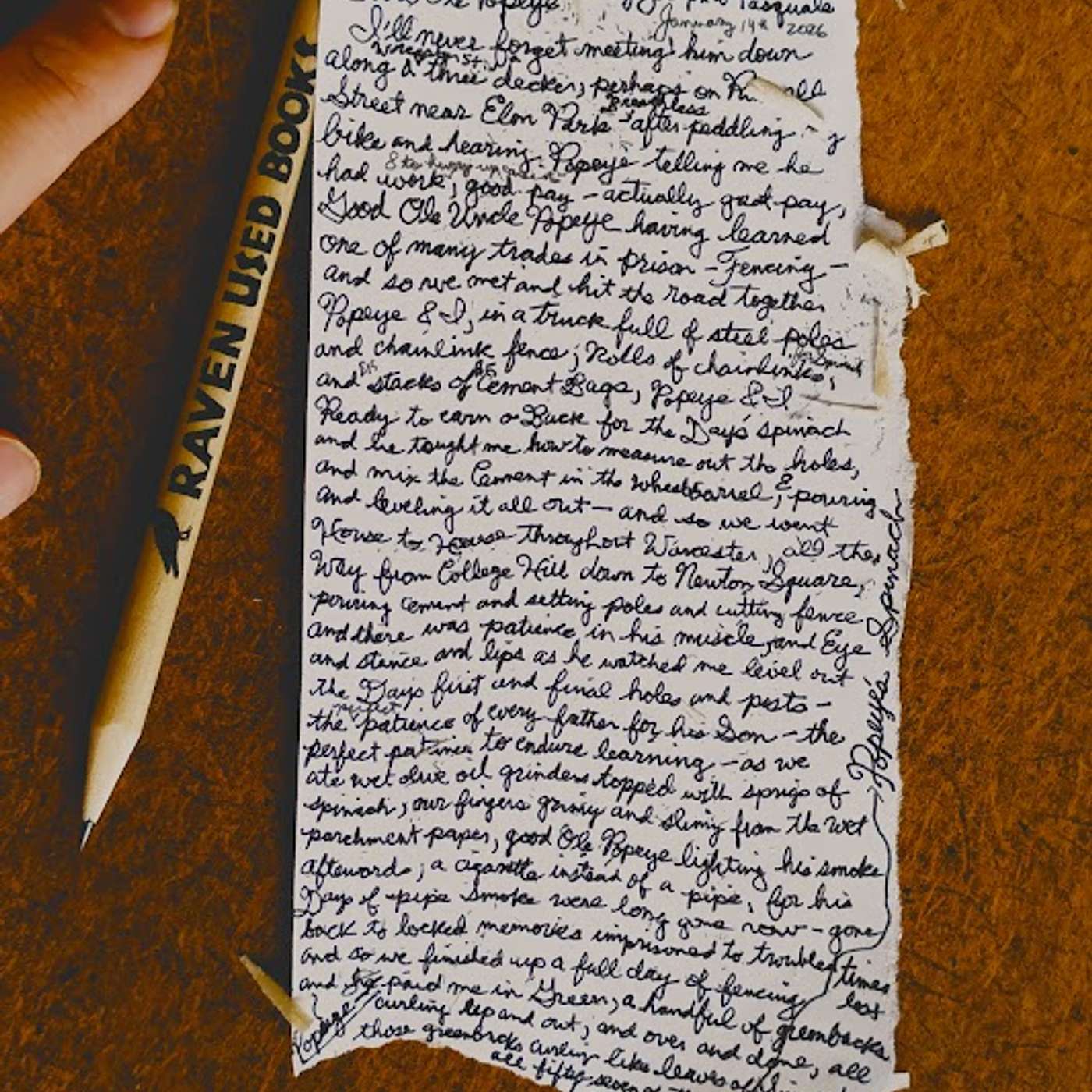 "Fencing for Popeye's Spinach" Uncle Louie Memoir - Worcester MA Memoir "Fencing for Popeye's Spinach" Uncle Louie Memoir - Worcester MA Memoir