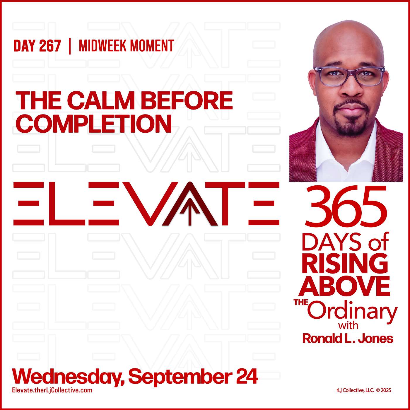 Day 267: The Calm Before Completion