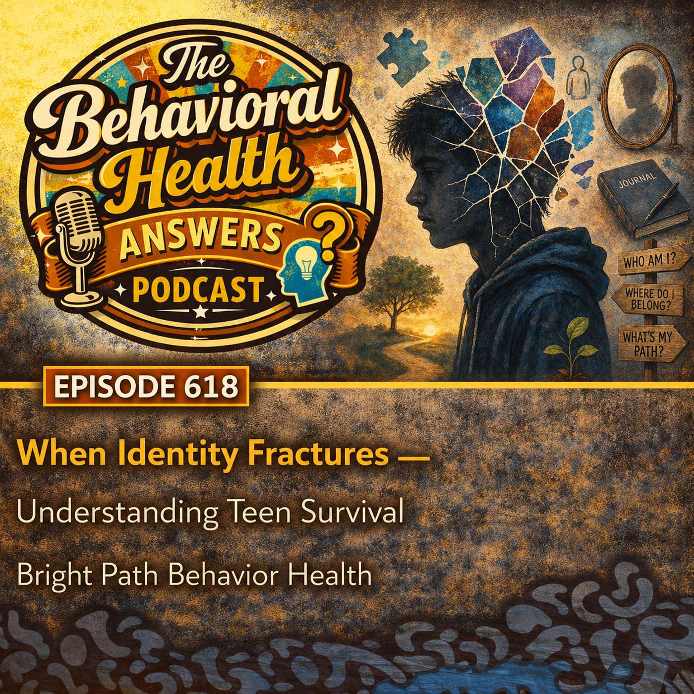 Episode 618: When Identity Fractures - Understanding Teen Survival | Bright Path Behavior Health episode artwork