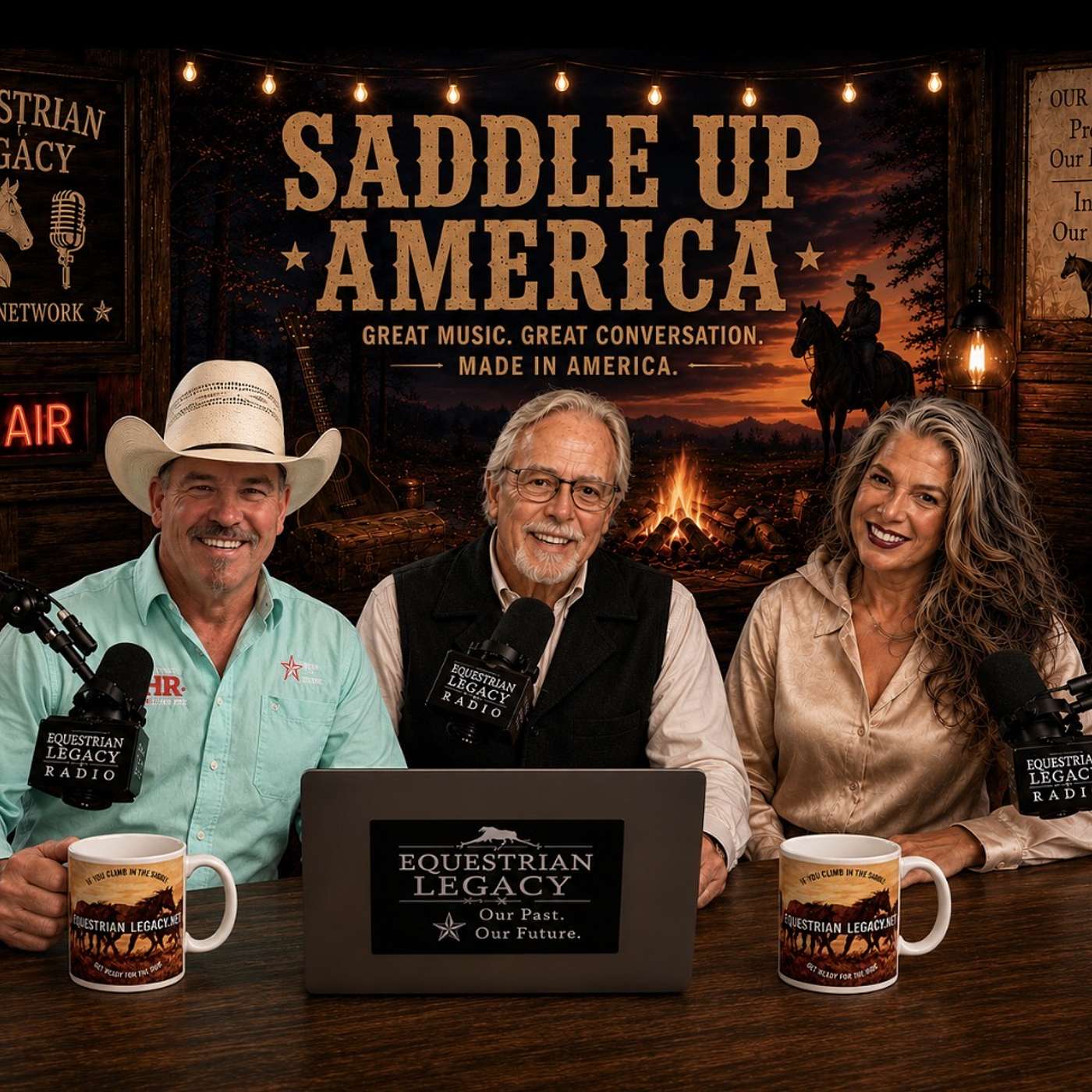 THE HORSE RANCH'S GLENN STEWART on SADDLE UP AMERICA on EQUESTRIAN LEGACY RADIO