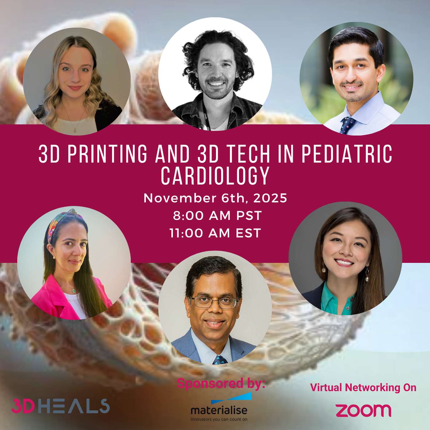 Episode #100 | 3D Printing and 3D Tech in Pediatric Cardiology (Live Recording)