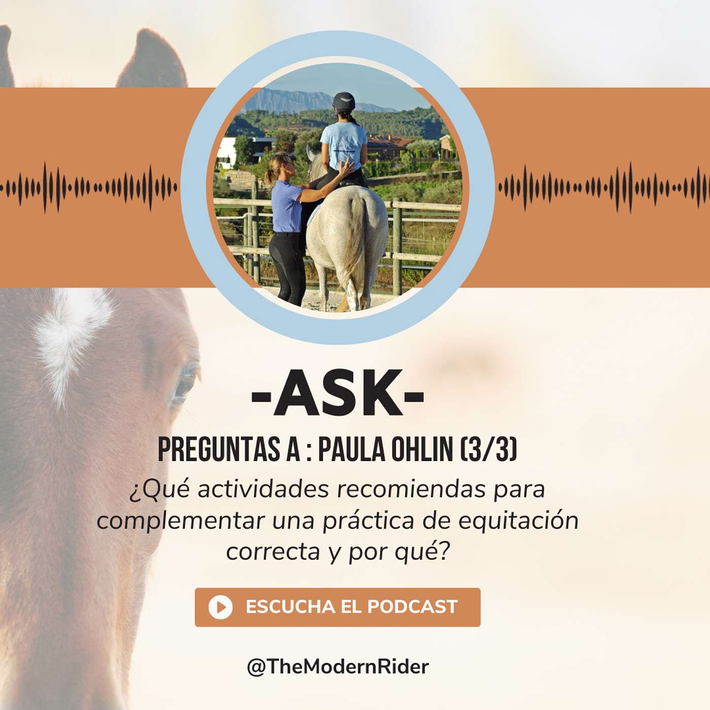 [ASK] Preguntas a Paula Ohlin (3/3) : ¿Qué actividades recomiendas para complementar una práctica de equitación correcta y por qué?