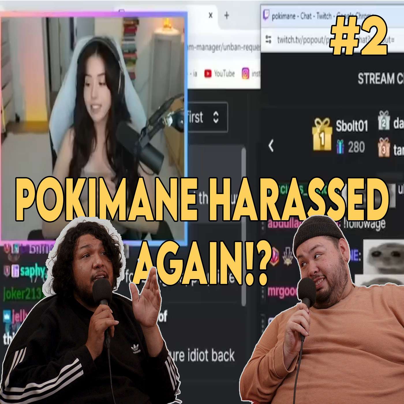Pokimane Harrased AGAIN! & Cancel The Tyson Vs Paul Fight - Off Senter Scraps #2 episode artwork