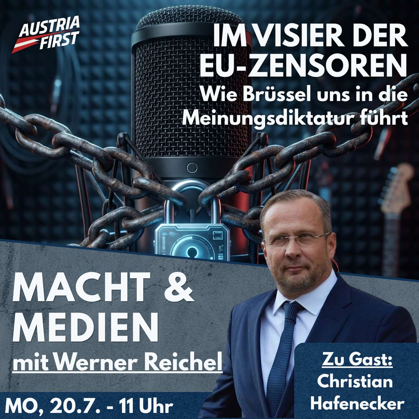 Digitaler Überwachungsstaat & ORF-Tricks: Hafenecker deckt auf - Macht und Medien episode artwork