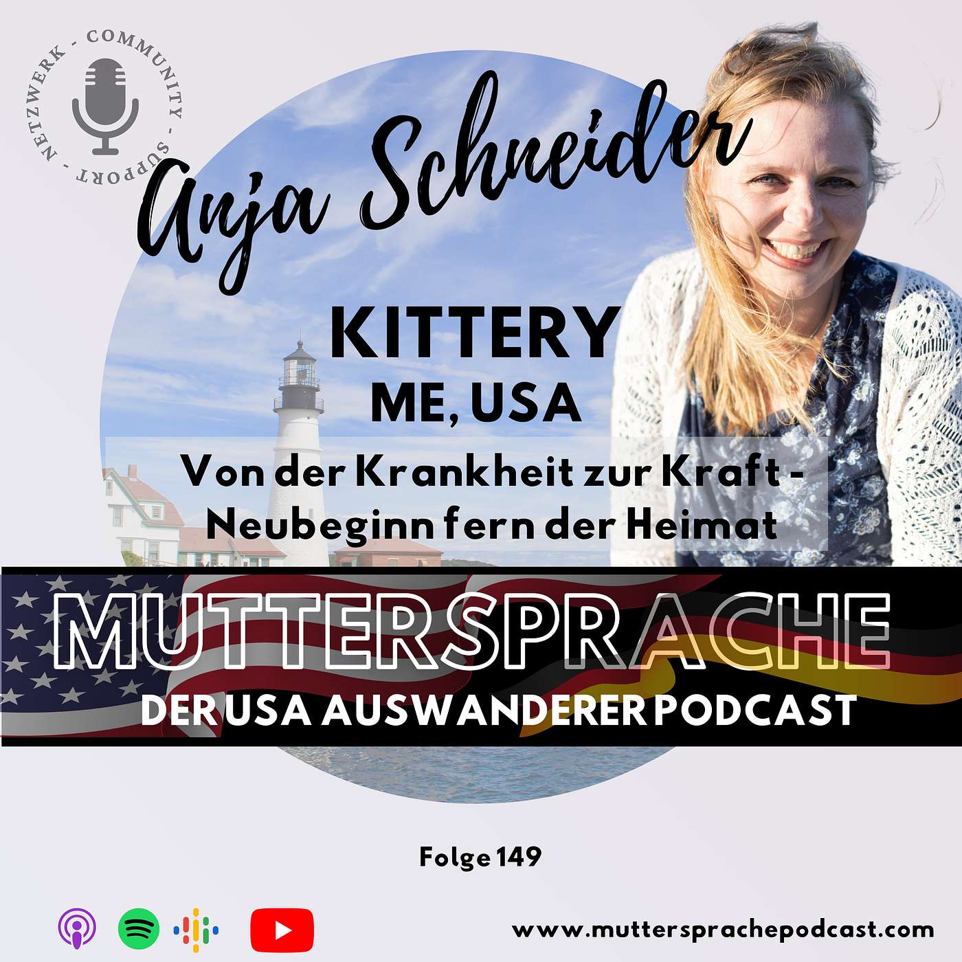Anja Schneider – Auswandern USA: Neuanfang in Maine und der Weg zur persönlichen Stärke episode artwork