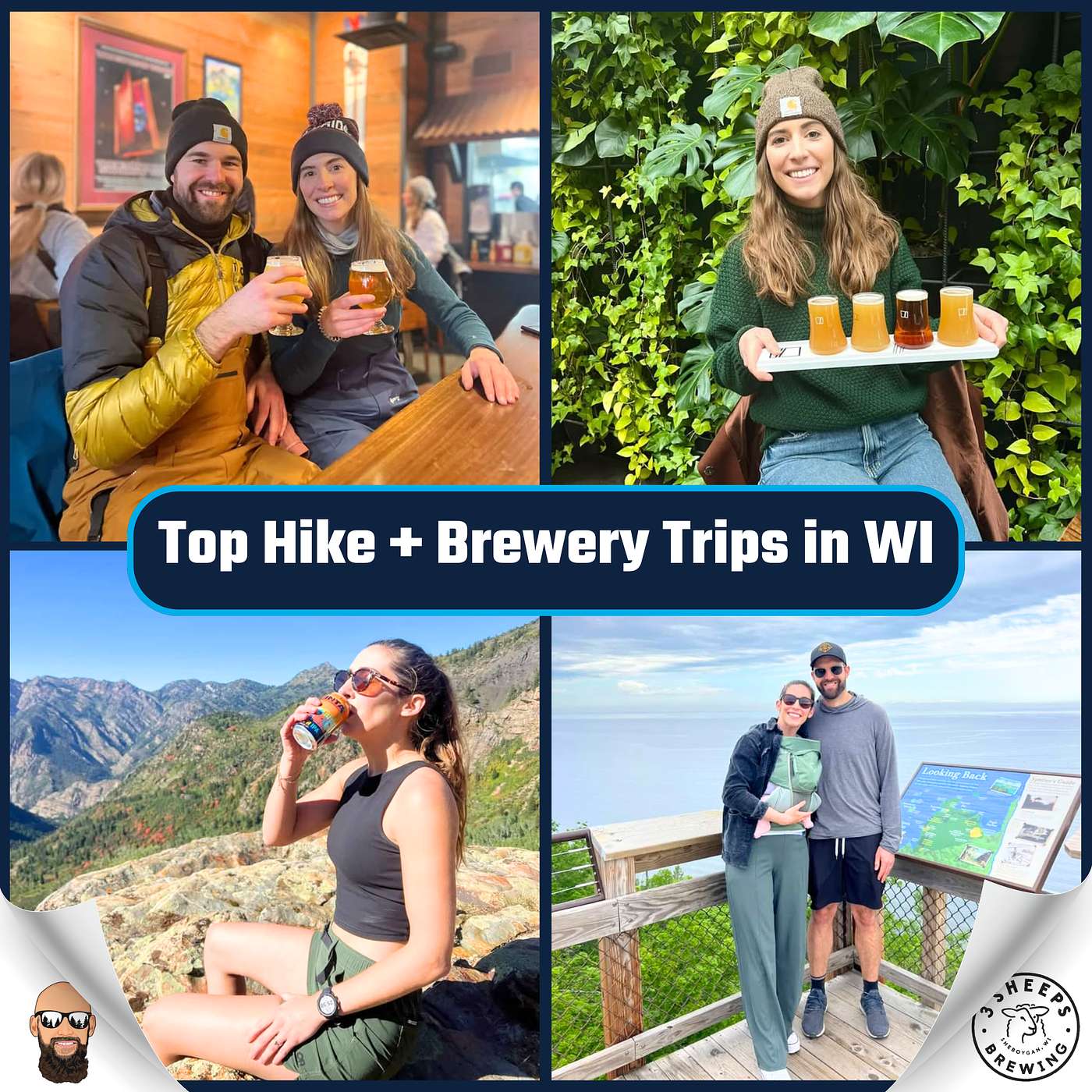 Best Hike & Brewery Trips in WI w/ Midwest Hikes and Hops