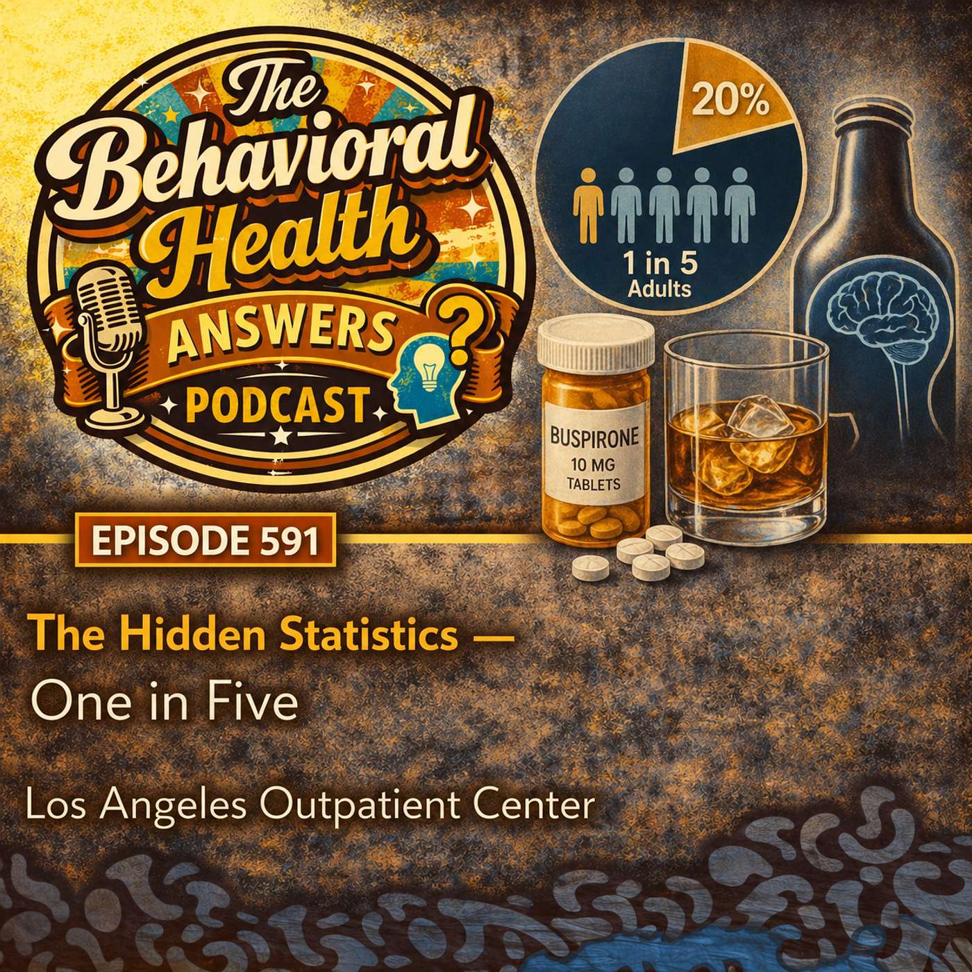 Episode 591: The Hidden Statistics - One in Five | Los Angeles Outpatient Center episode artwork