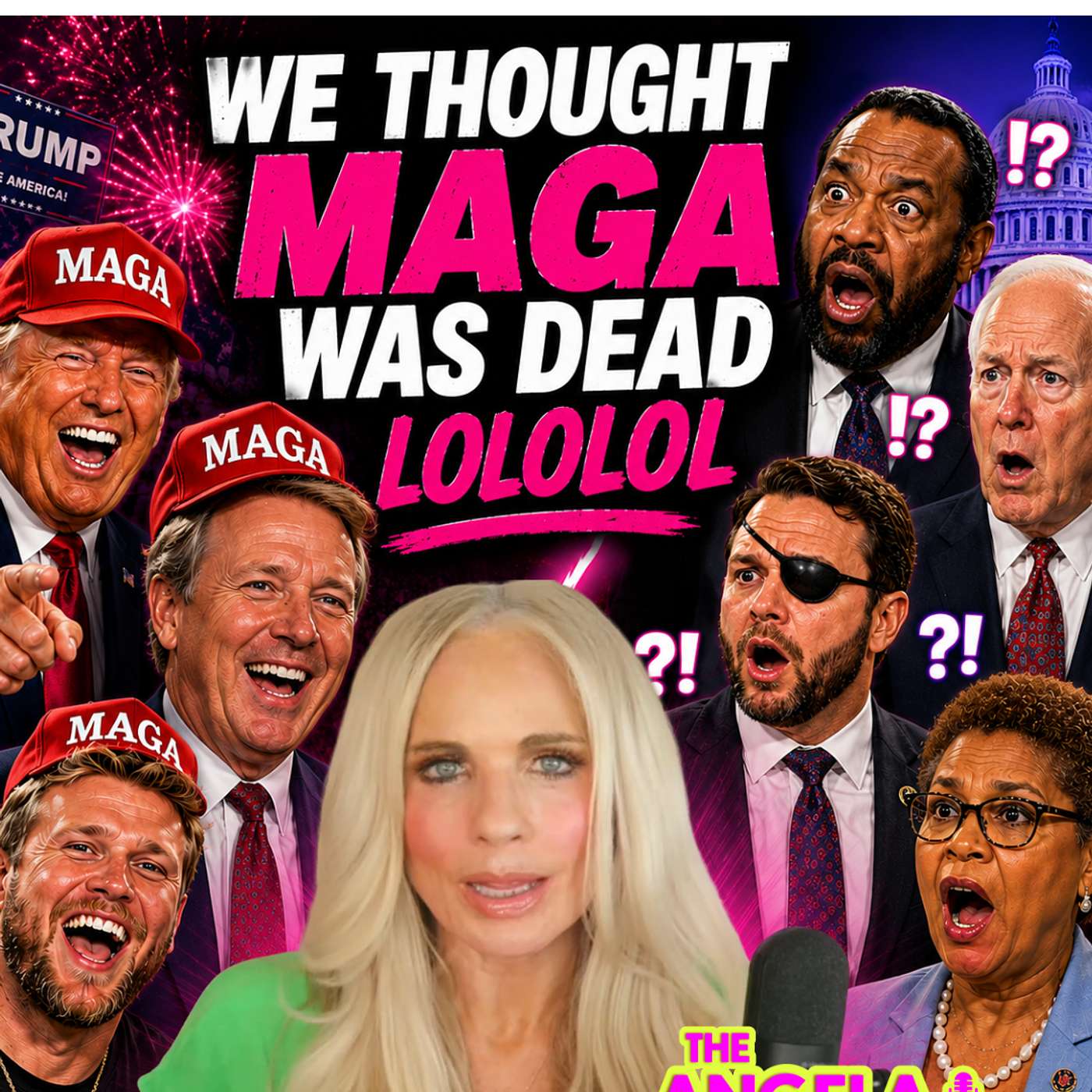 Trump’s revenge tour is in full swing – and the swamp is freaking out. 💥🇺🇸 | Angela Box Show Ep. 396 episode artwork