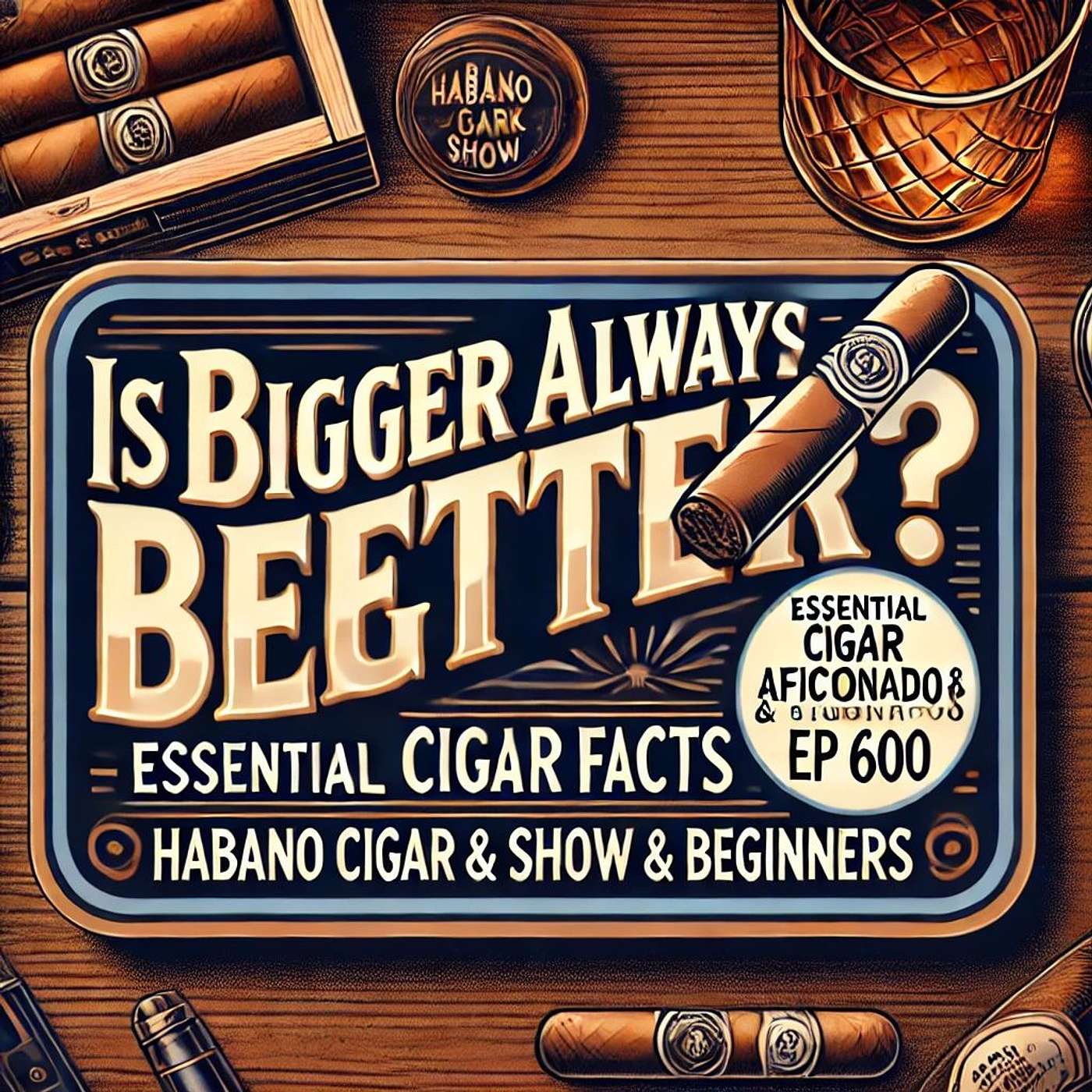 Is Bigger Always Better? Essential Cigar Facts for Aficionados & Beginners | Habano Cigar & Drink Show, Ep 600