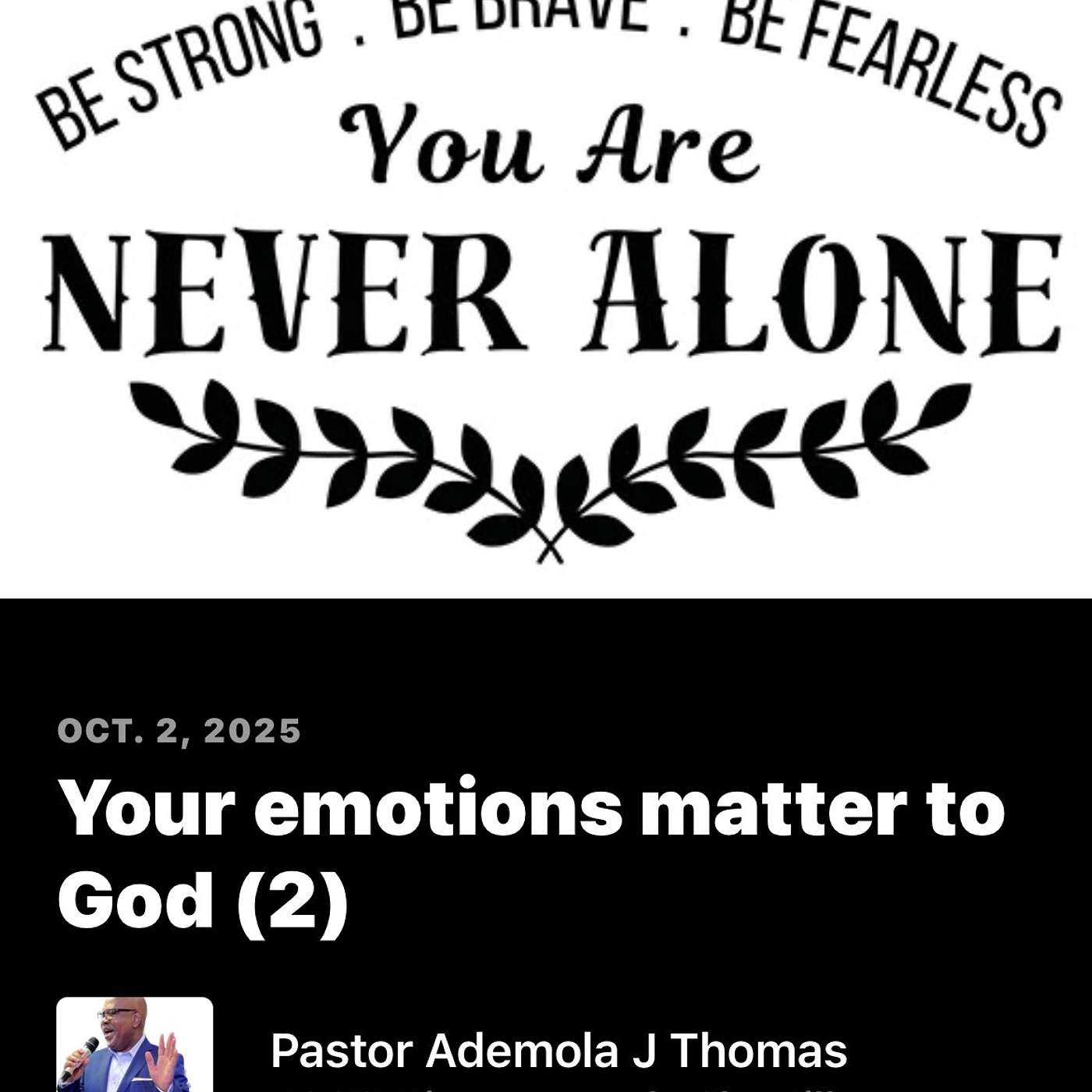Your Emotions Matter To God (2) episode artwork