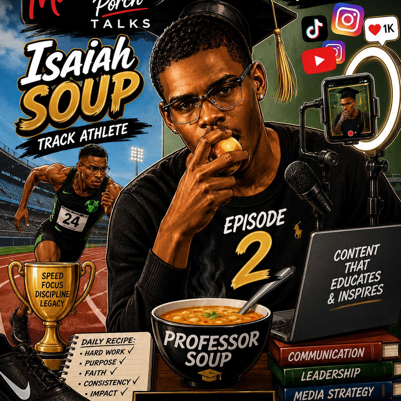 Episode 2 IsaiahSoup The Road from College Sports to Social Media episode artwork