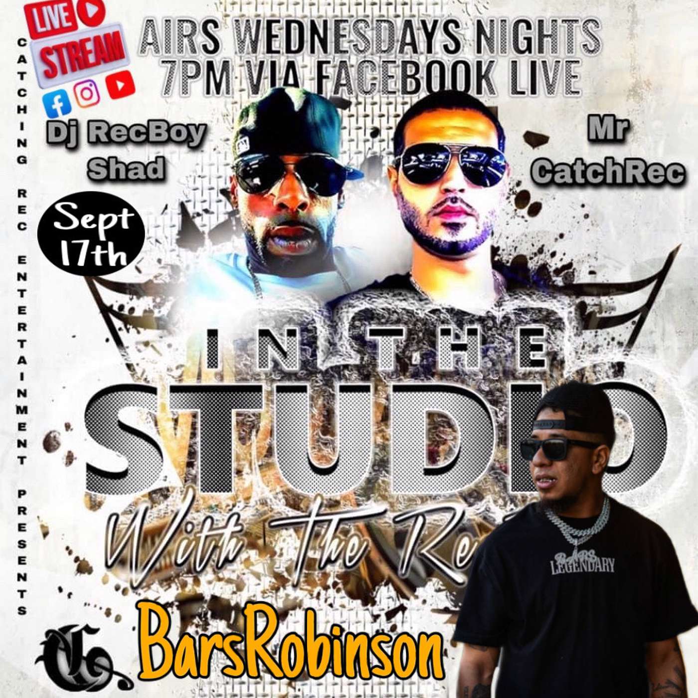 Exclusive Interview with BarsRobinson On In The Studio With The RecBoys