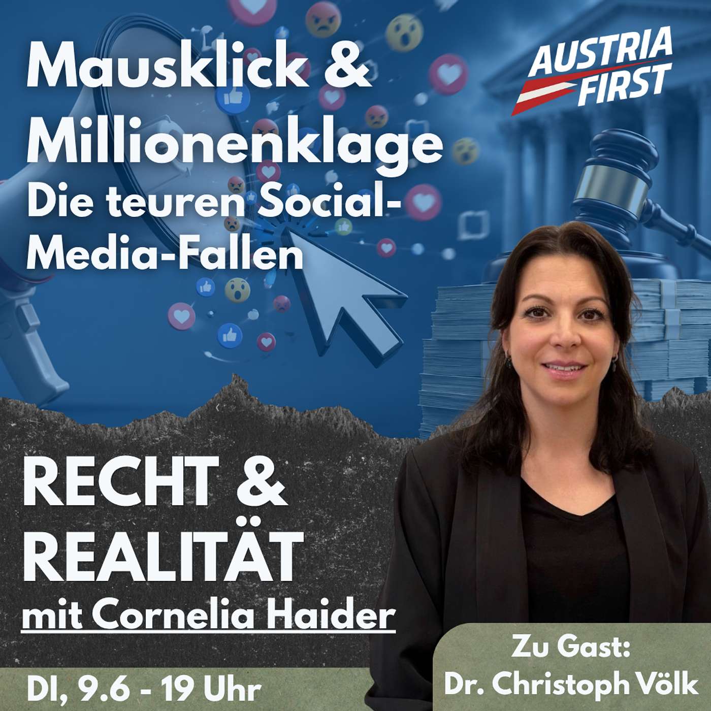 Megafon, Mausklick, Millionenklage: Die teuren Social-Media-Fallen – Recht und Realität episode artwork