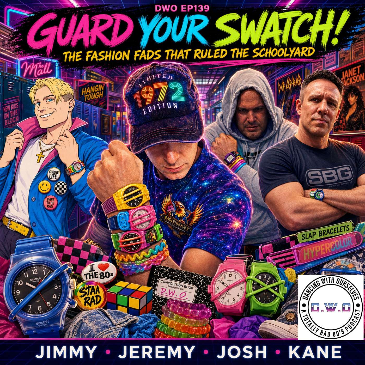 #139: Guard Your Swatch! — The Odyssey Spoilers & Gen-X Fashion Fads episode artwork