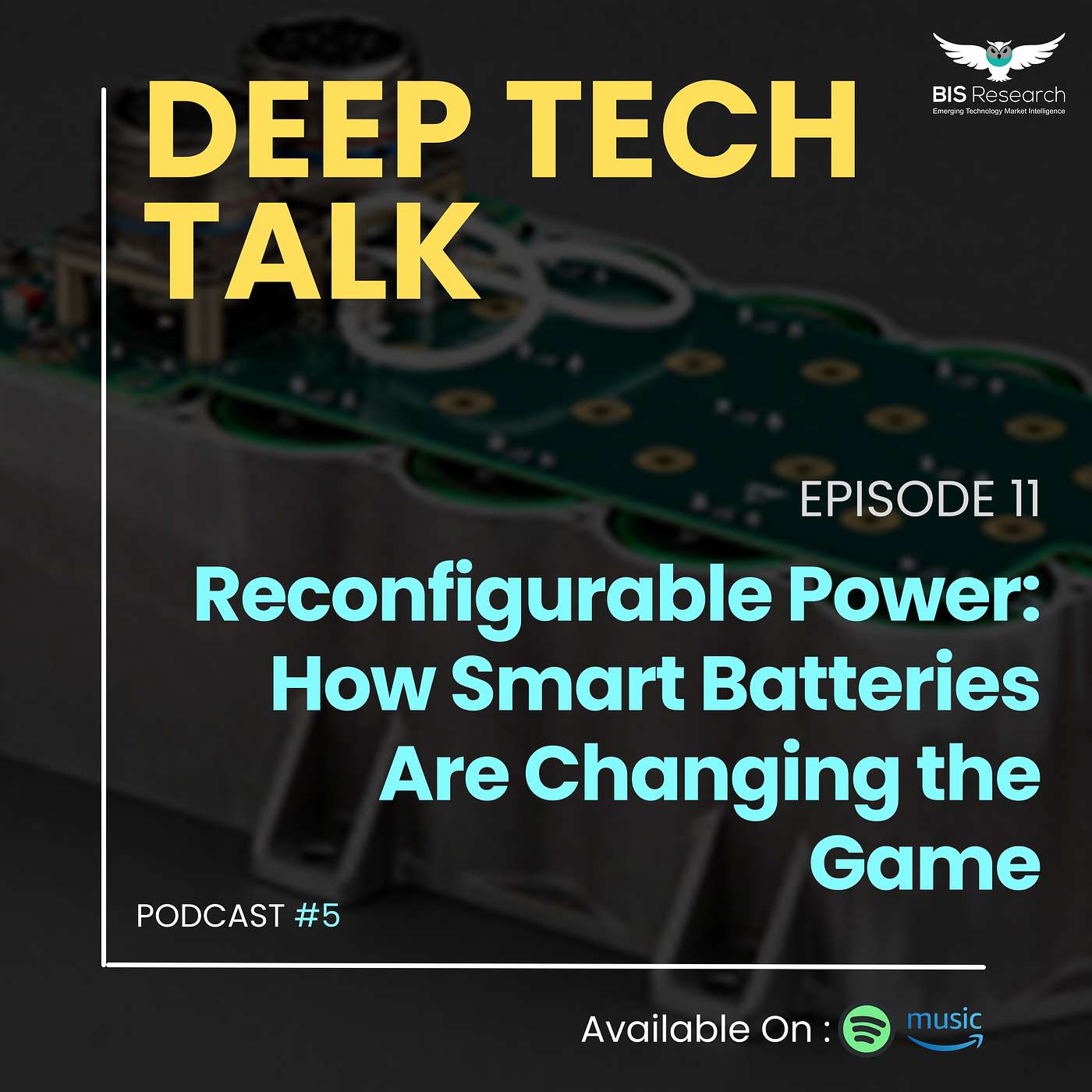 Season 5 I Episode 11 I Reconfigurable Battery Systems: The Future of Adaptive Energy