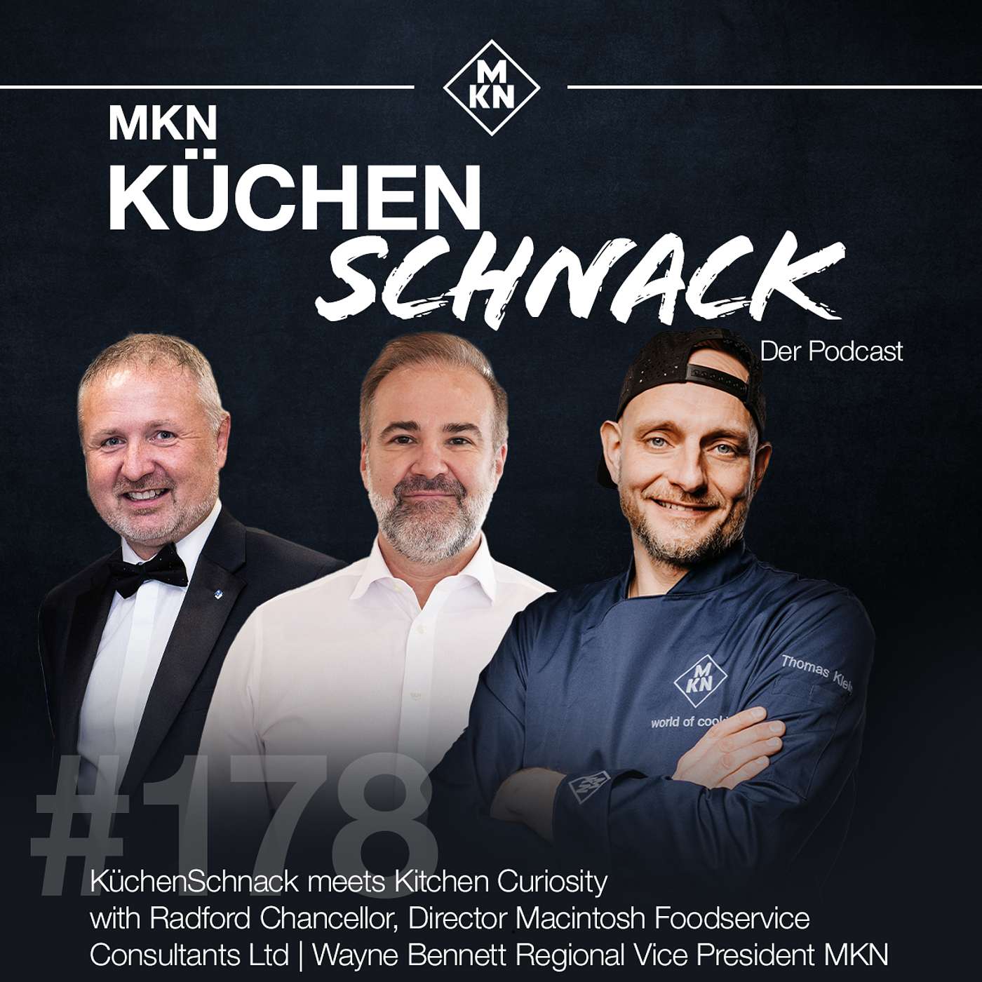 #178 Wayne Bennett & Radford Chancellor – KüchenSchnack meets Kitchen Curiosity episode artwork