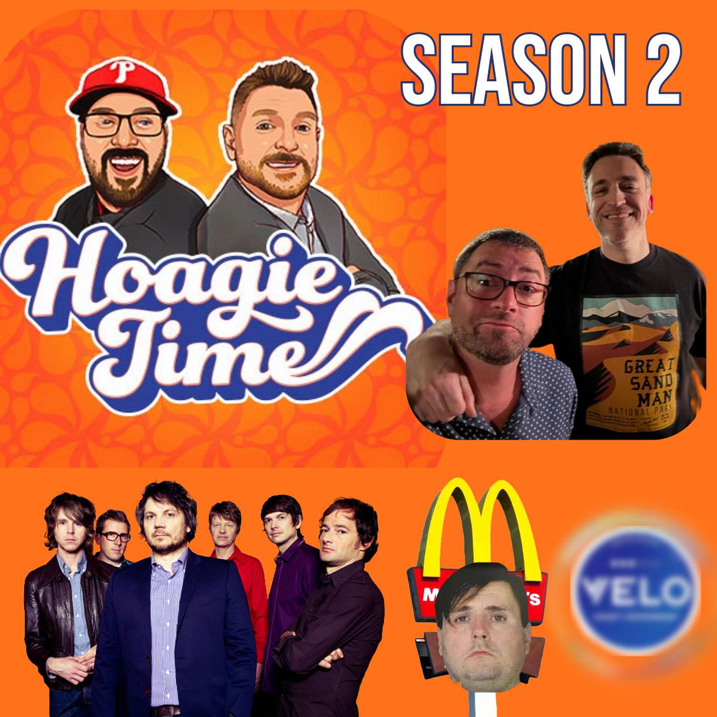 Hoagie Time Podcast Season 2 Ep 5 | Fries, Felonies, Funny Guys & Wilco episode artwork