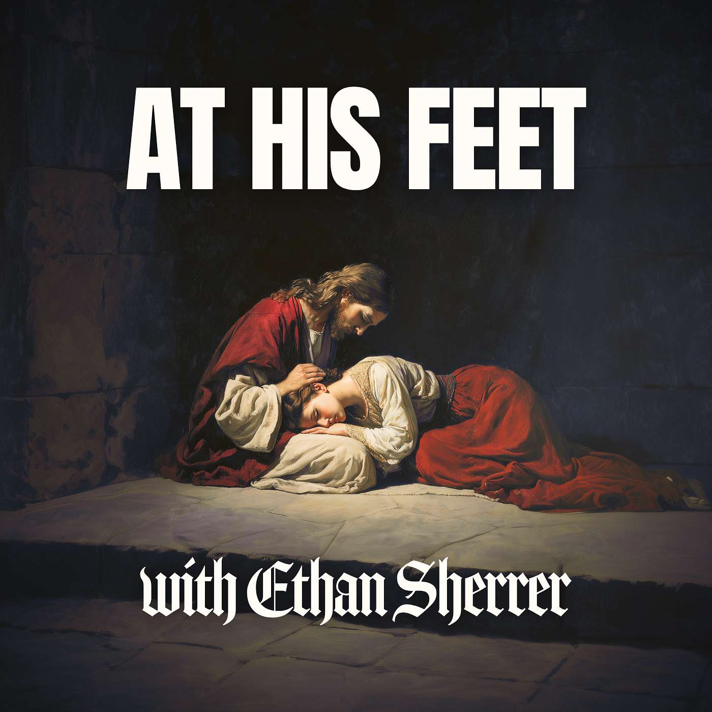 At His Feet