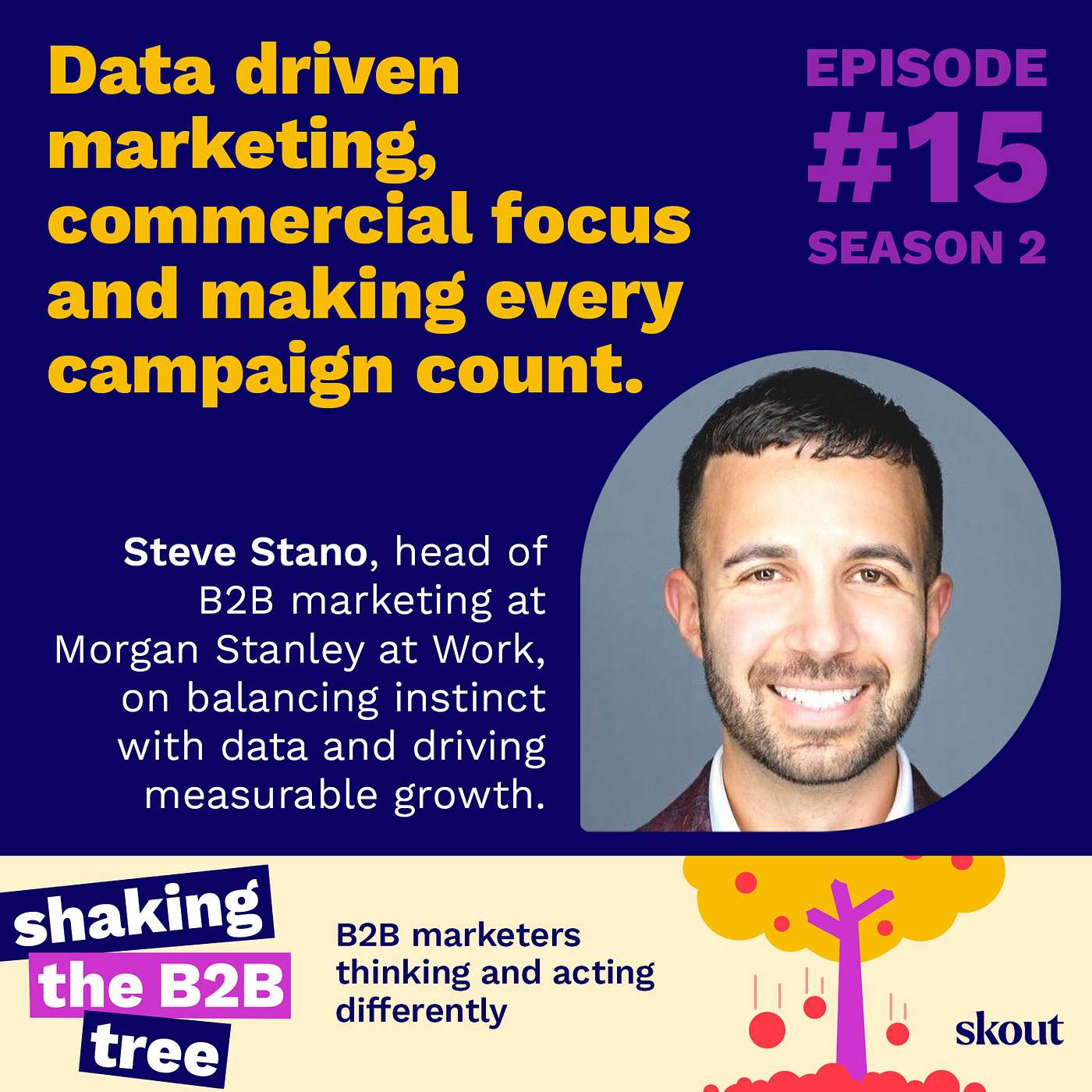 S2: E15: Data driven marketing, commercial focus and making every campaign count with Steve Stano