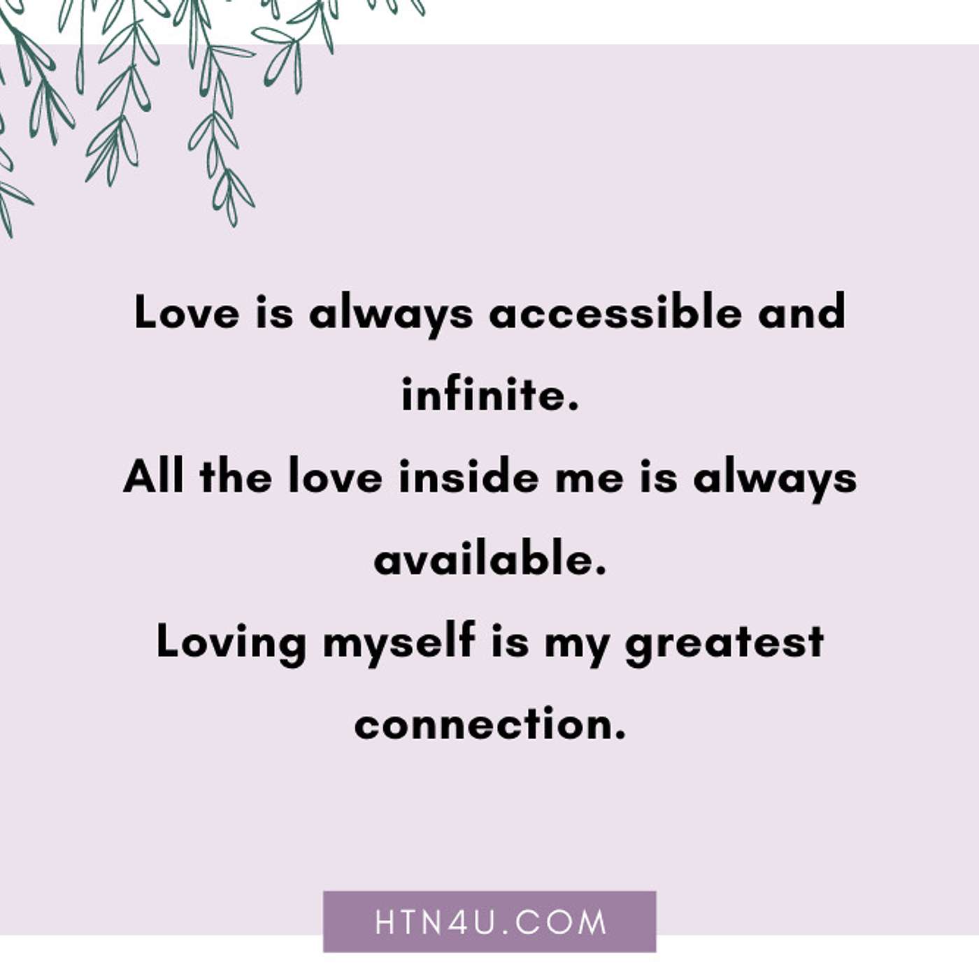 HTN4U Unlimiting Affirmations of Love #111