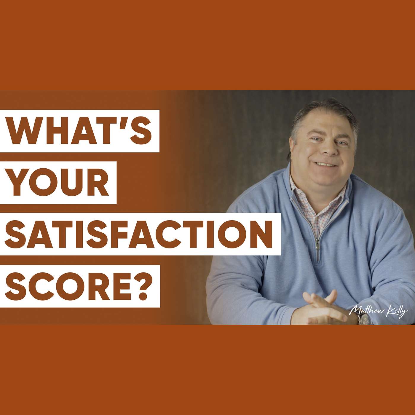 How to INCREASE Your Satisfaction in Life - Matthew Kelly