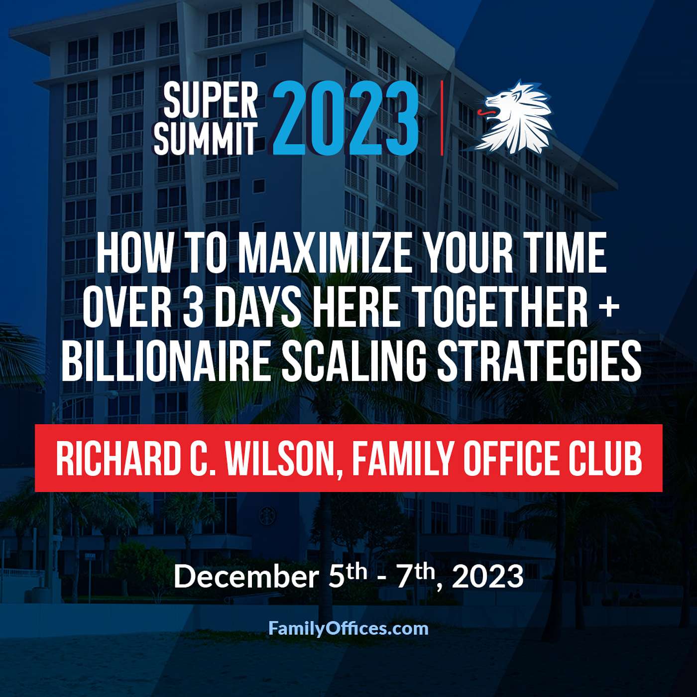 Family Office Club Event Opening Remarks | Insights, Tips, and Billionaire Wisdom