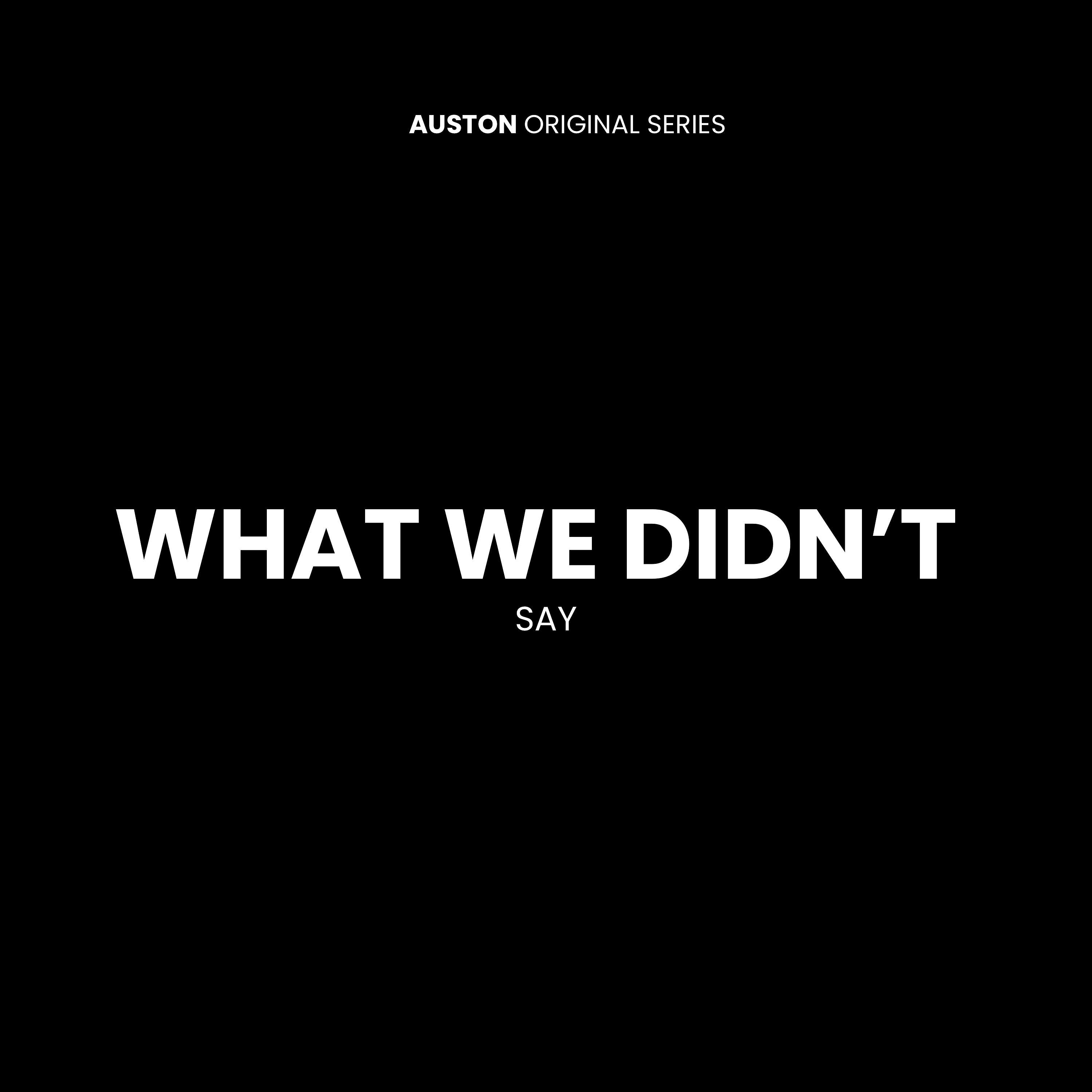 WHAT WE DIDN'T SAY