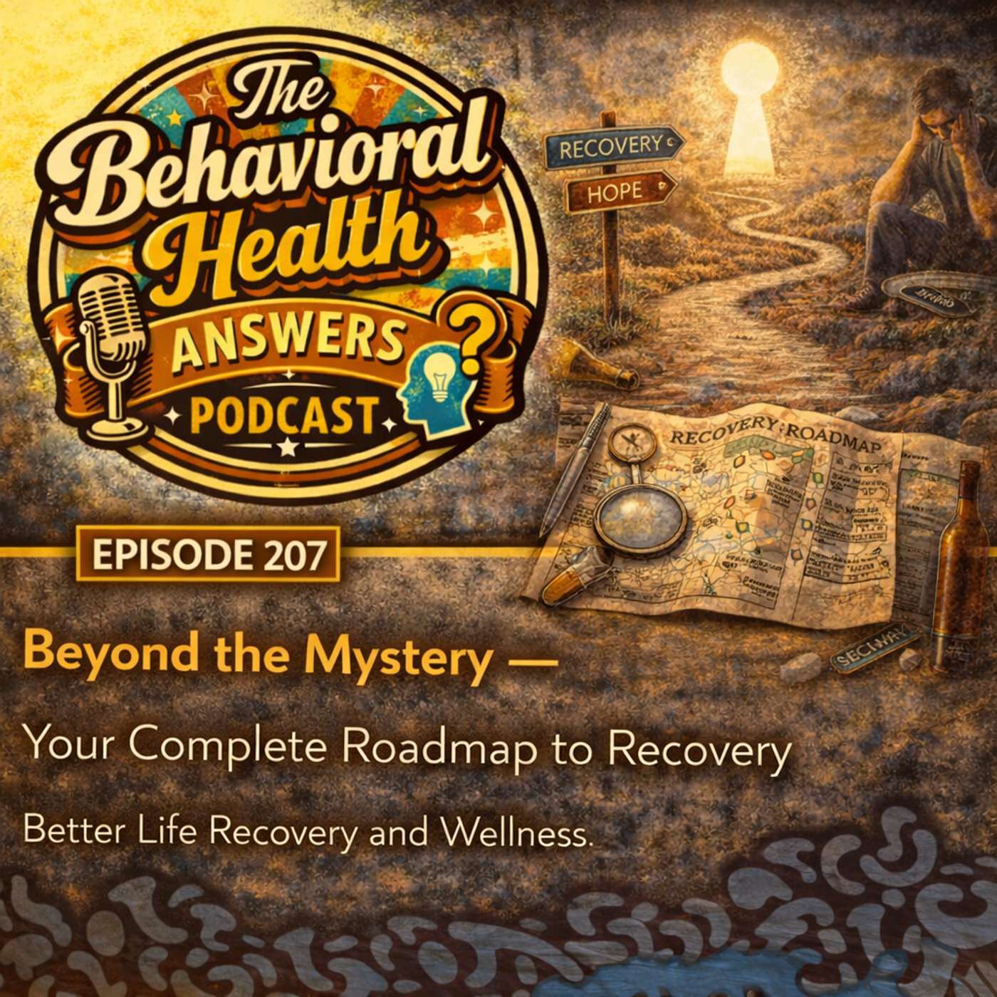 Episode 207: Beyond the Mystery - Your Complete Roadmap to Recovery | Better Life Recovery and Wellness episode artwork