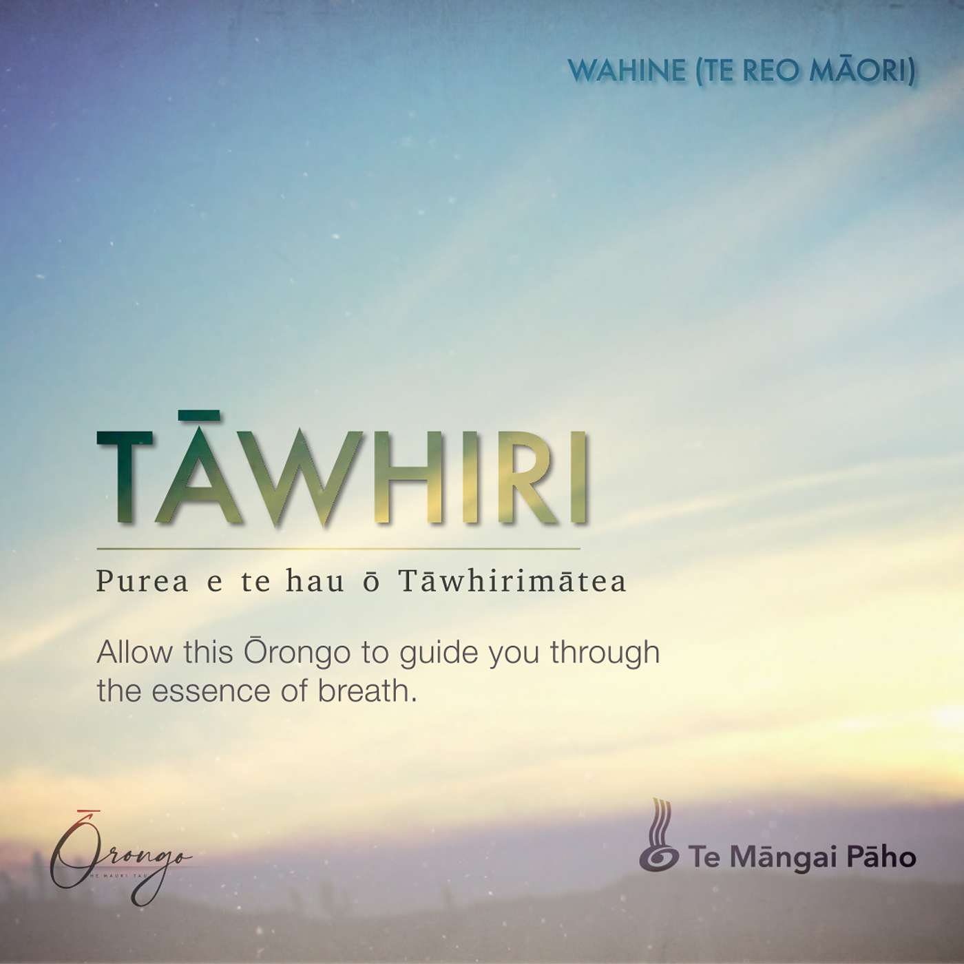 TĀWHIRI - Wahine (Te Reo Māori)