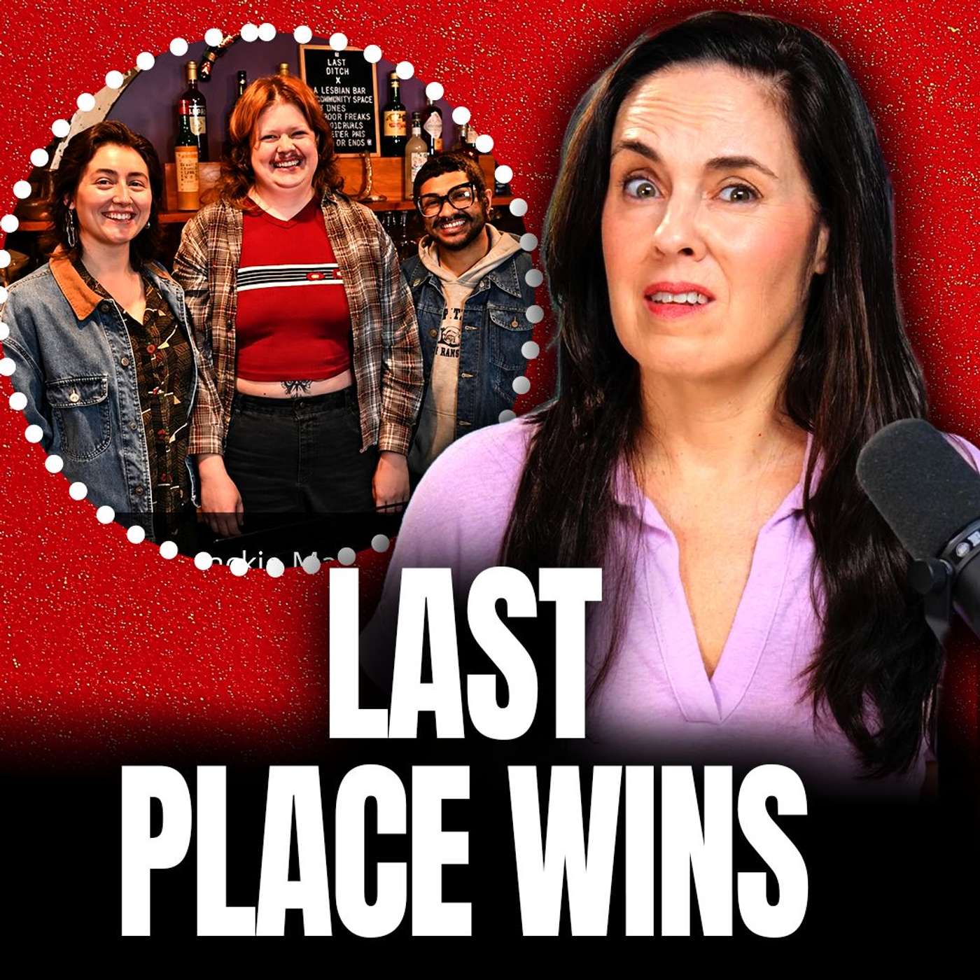 E353. A Lesbian Bar Lost The Oppression Olympics - Dumpster Fire episode artwork
