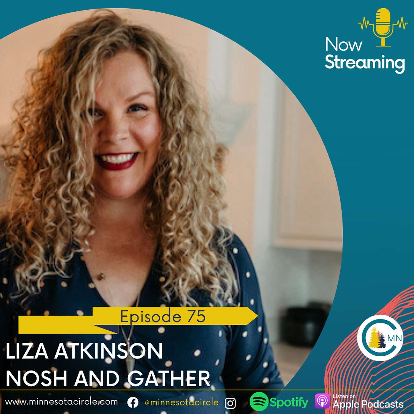 Liza Atkinson from Nosh and Gather on How Her Love For Cooking Turned Into a Business that Brings People Together, Gives Back to Community Members In Need, and Provides Delicious Food for All Occasions.
