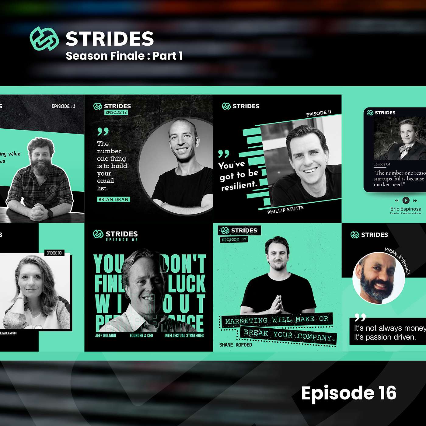 Season 1 Recap with Brian Springer (Strides Development) — Part 1