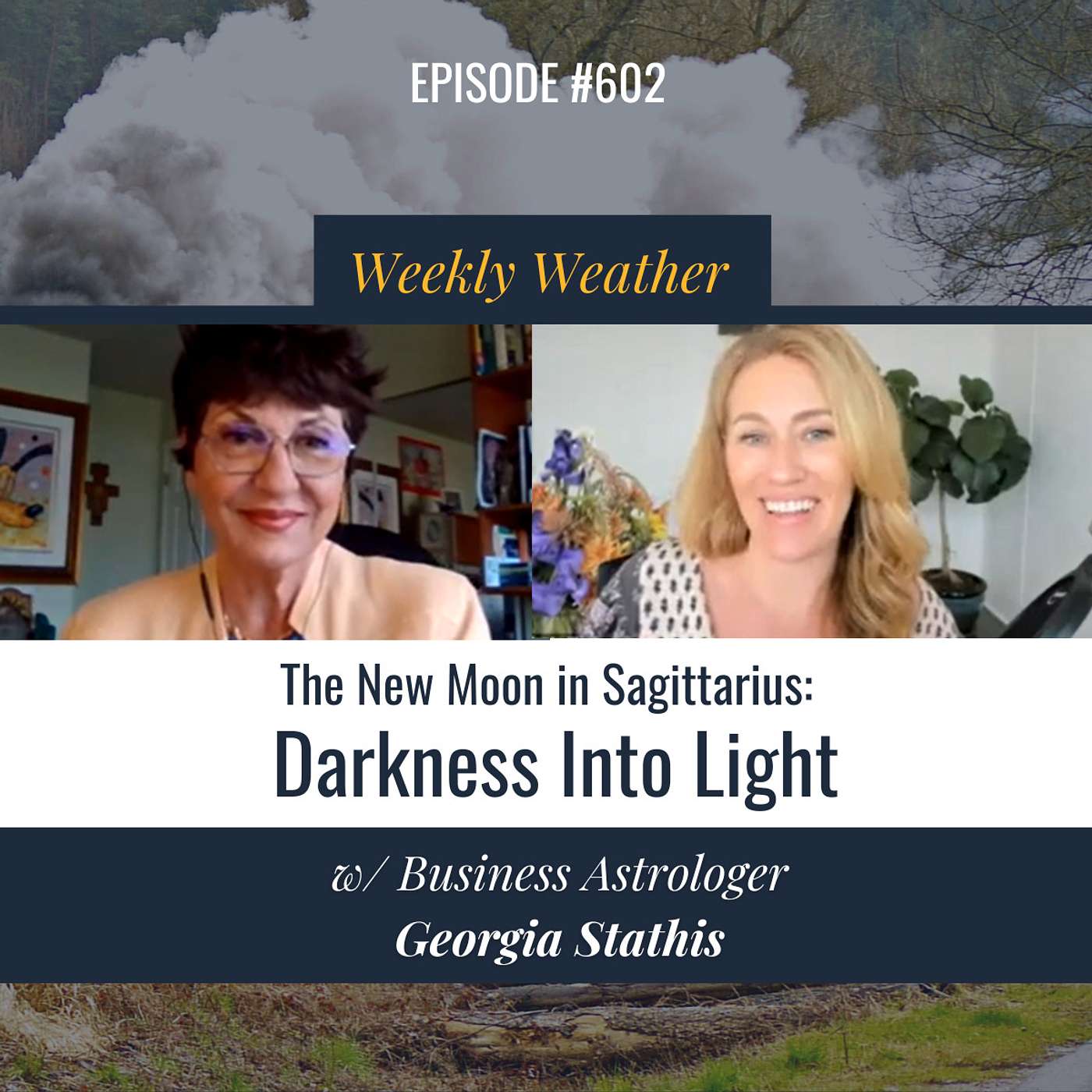 [WEEKLY ASTROLOGICAL WEATHER] The New Moon in Sagittarius: Darkness Into Light w/ Astrologer Georgia Stathis
