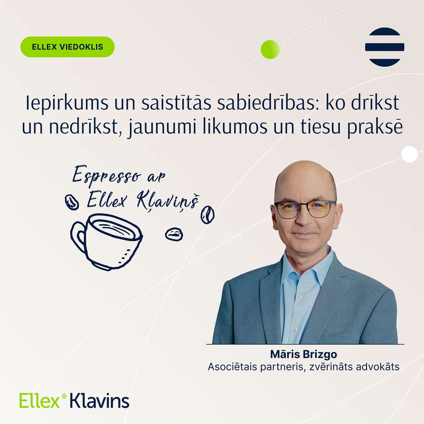 Espresso ar Ellex Klavins