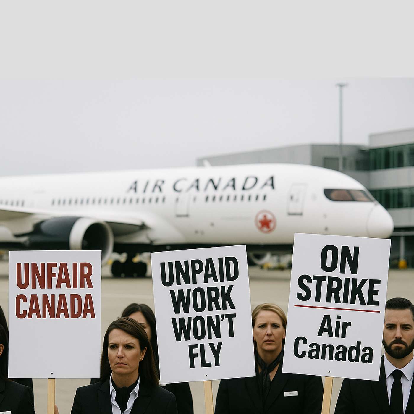 Air Canada: rumbo a una paralización total por huelga de tripulantes