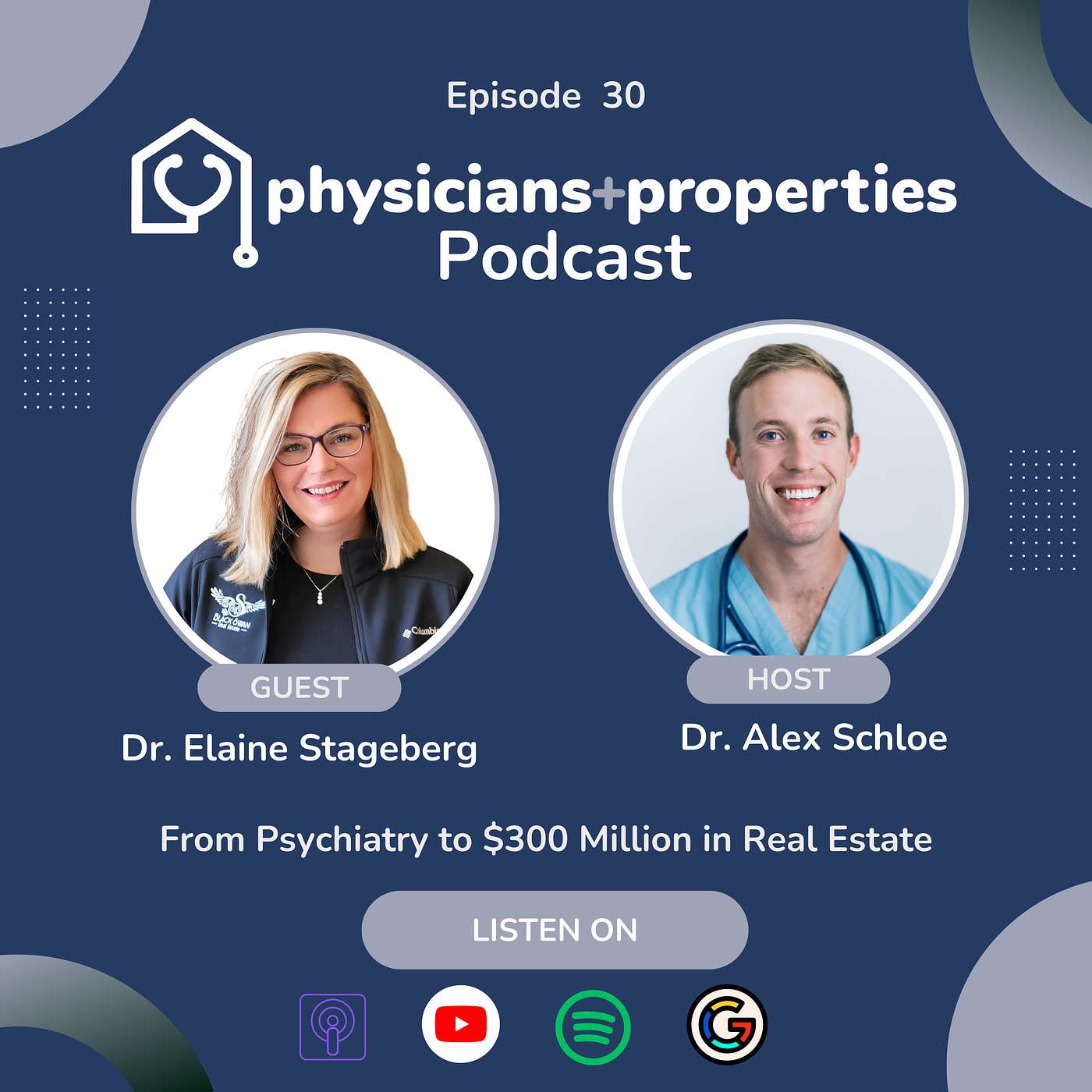 From Psychiatry to $300 Million in Real Estate with Dr. Elaine Stageberg episode artwork