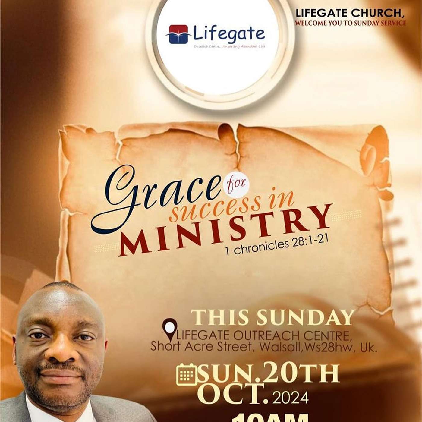 Grace for Successful Ministry - Lifegate Church - 20.10.24 episode artwork