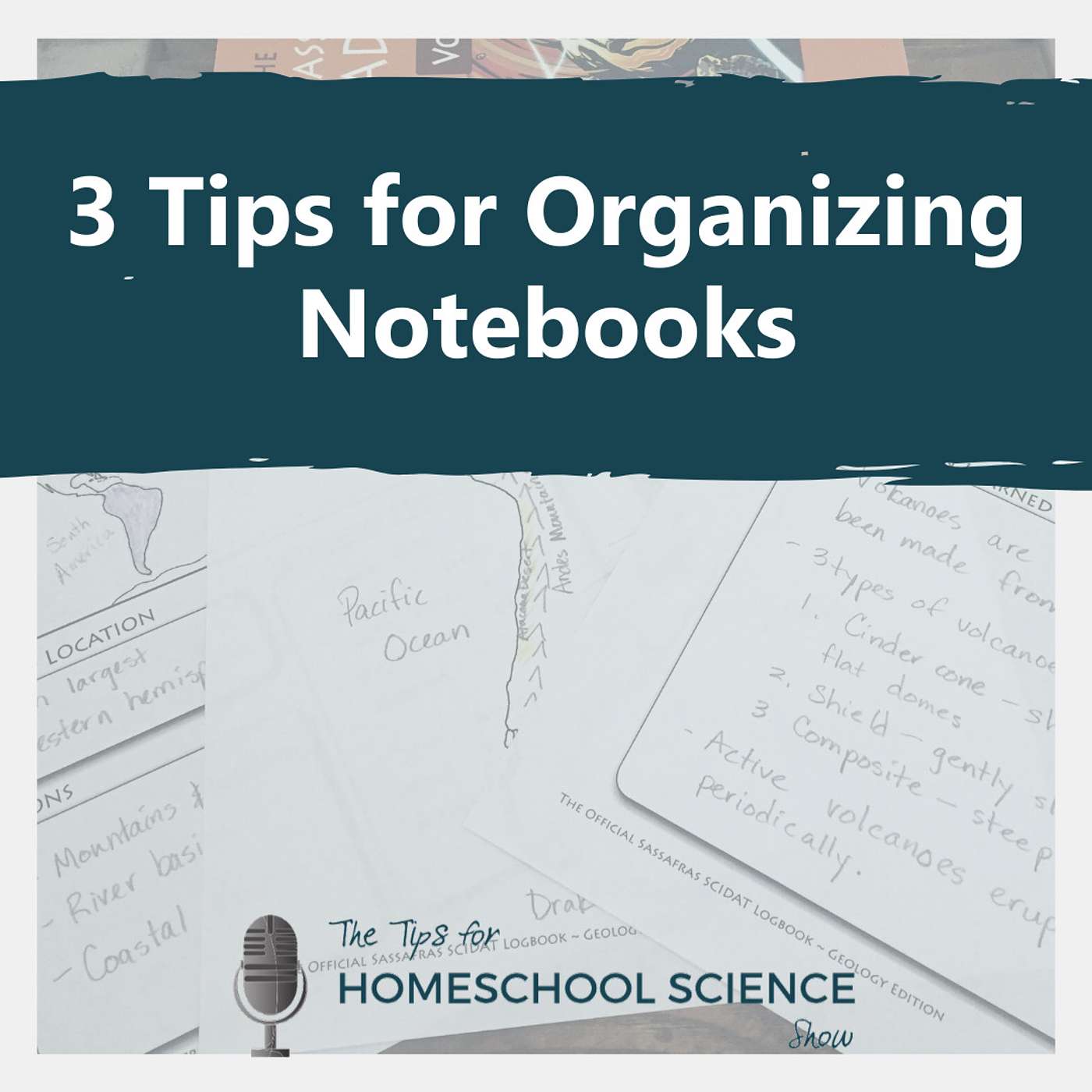 Ep 85 - 3 Tips for getting rid of the mess and organizing those science notebooks