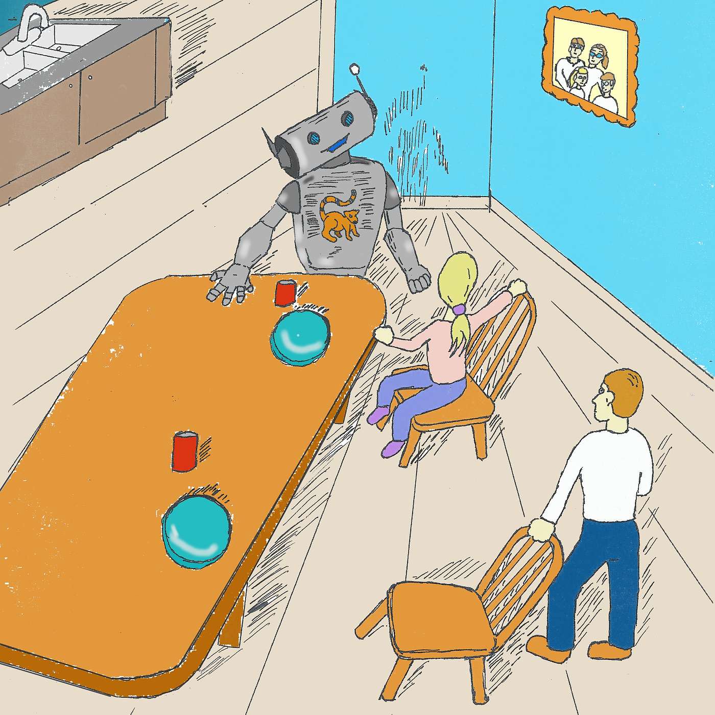 Robot Mom Babysitter