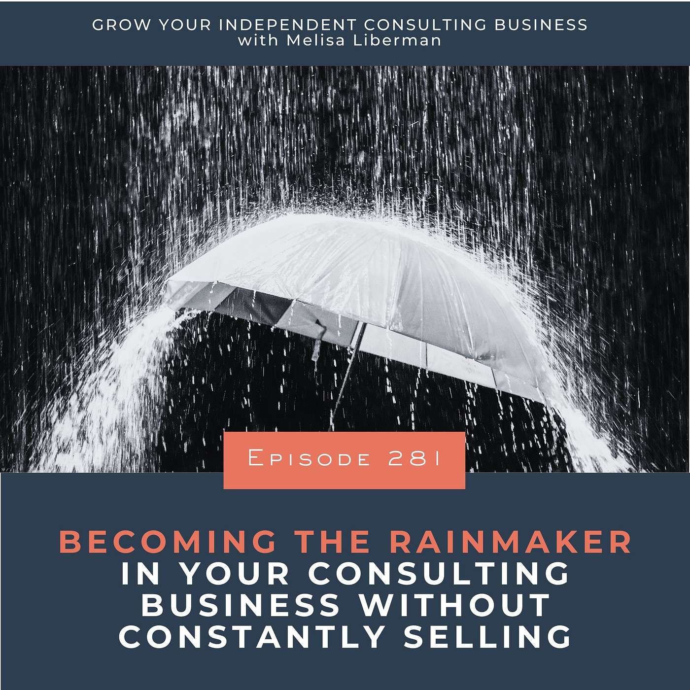 281. Becoming the Rainmaker in Your Consulting Business Without Constantly Selling episode artwork